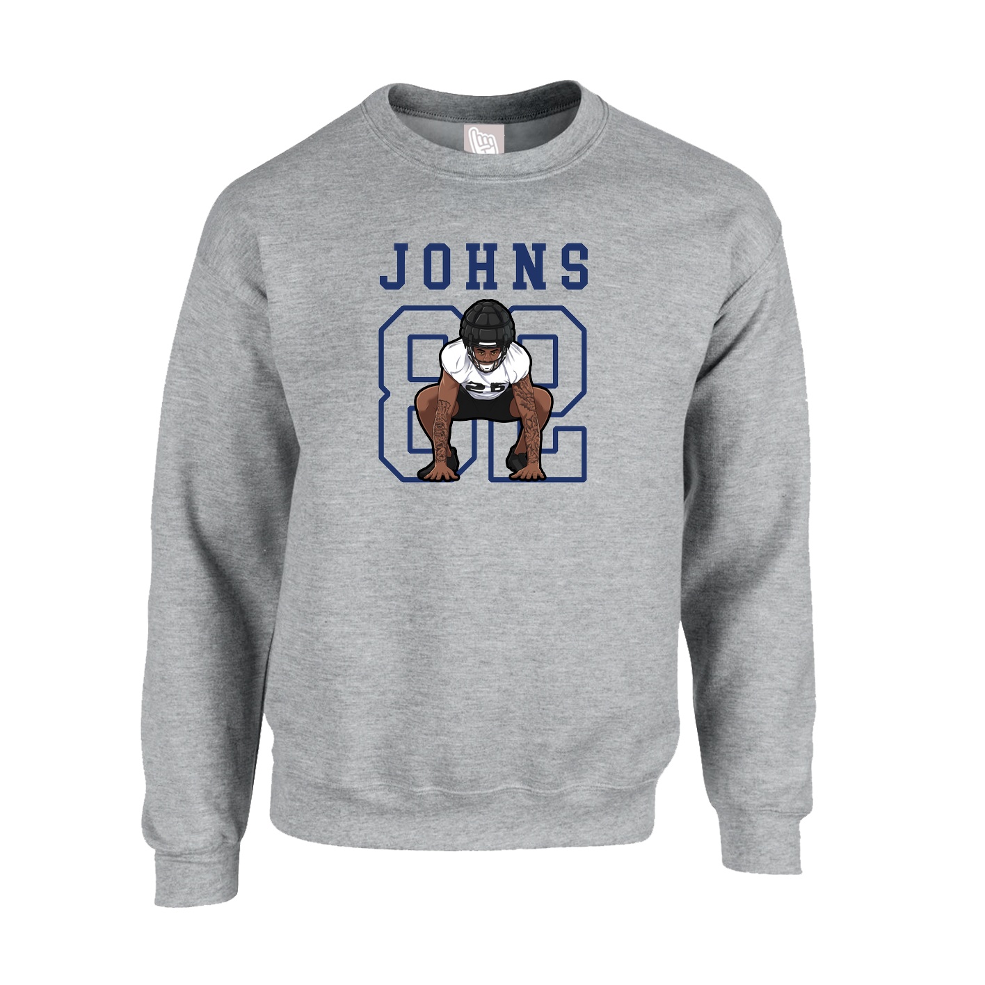 Fleece Crew — Shirsey in Grey