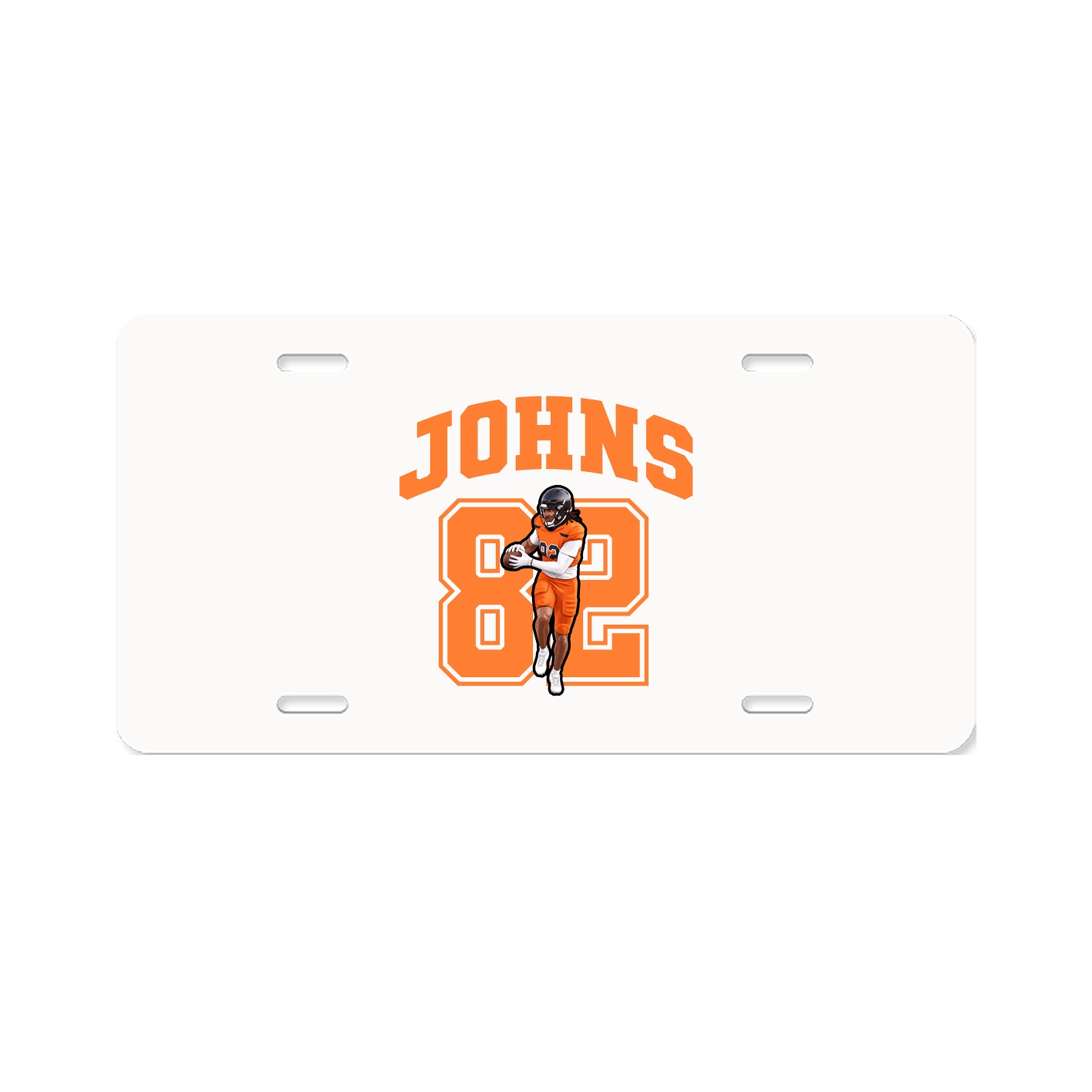 License Plate — Number in Classic