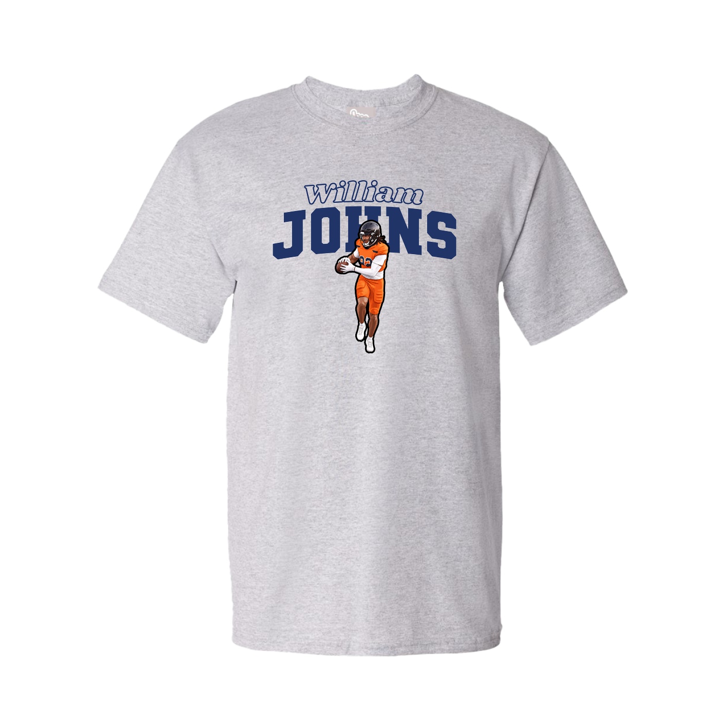 Tee — Name Arch in Grey