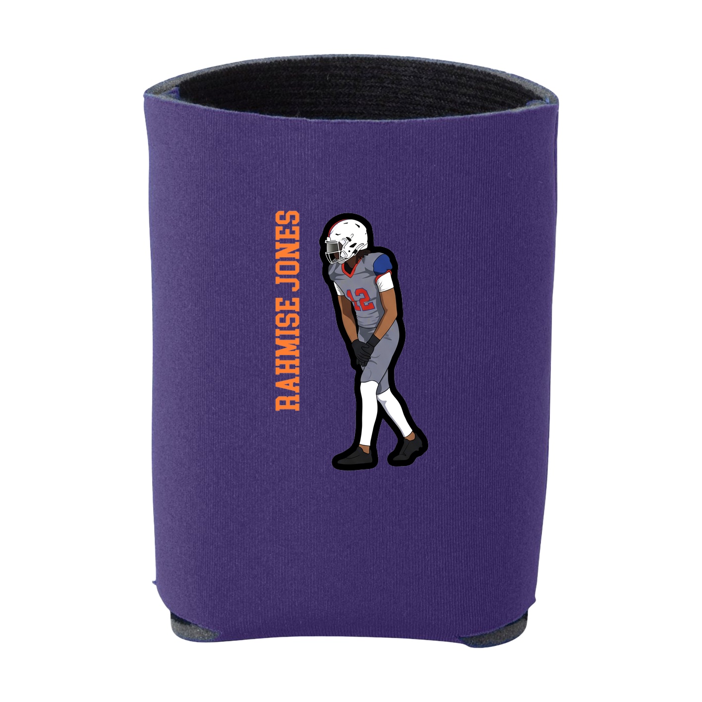Can Holder — Name Vertical in Purple
