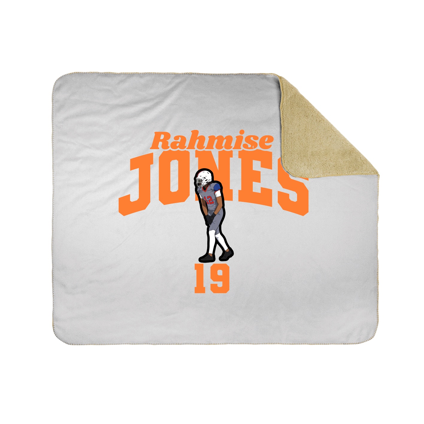 Throw Blanket — Signature Arch in White