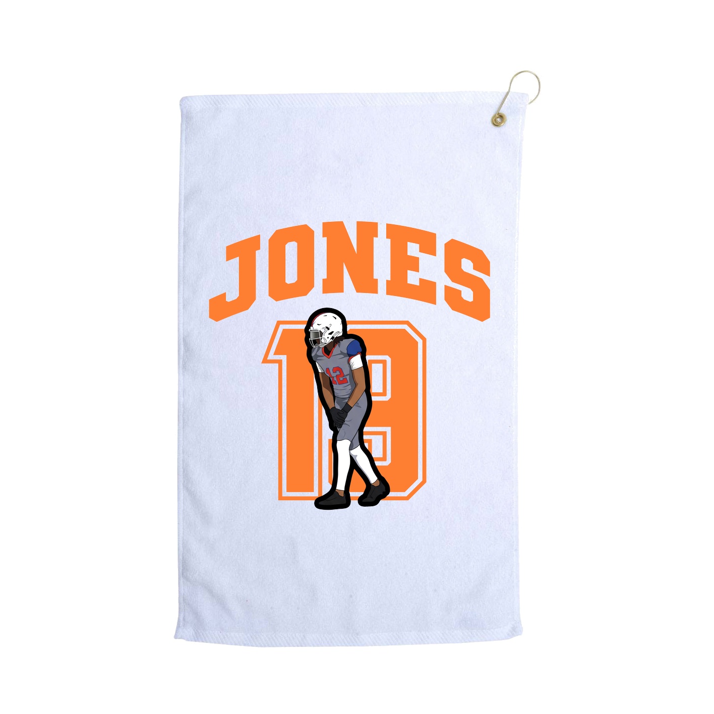 Golf Towel — Number in White