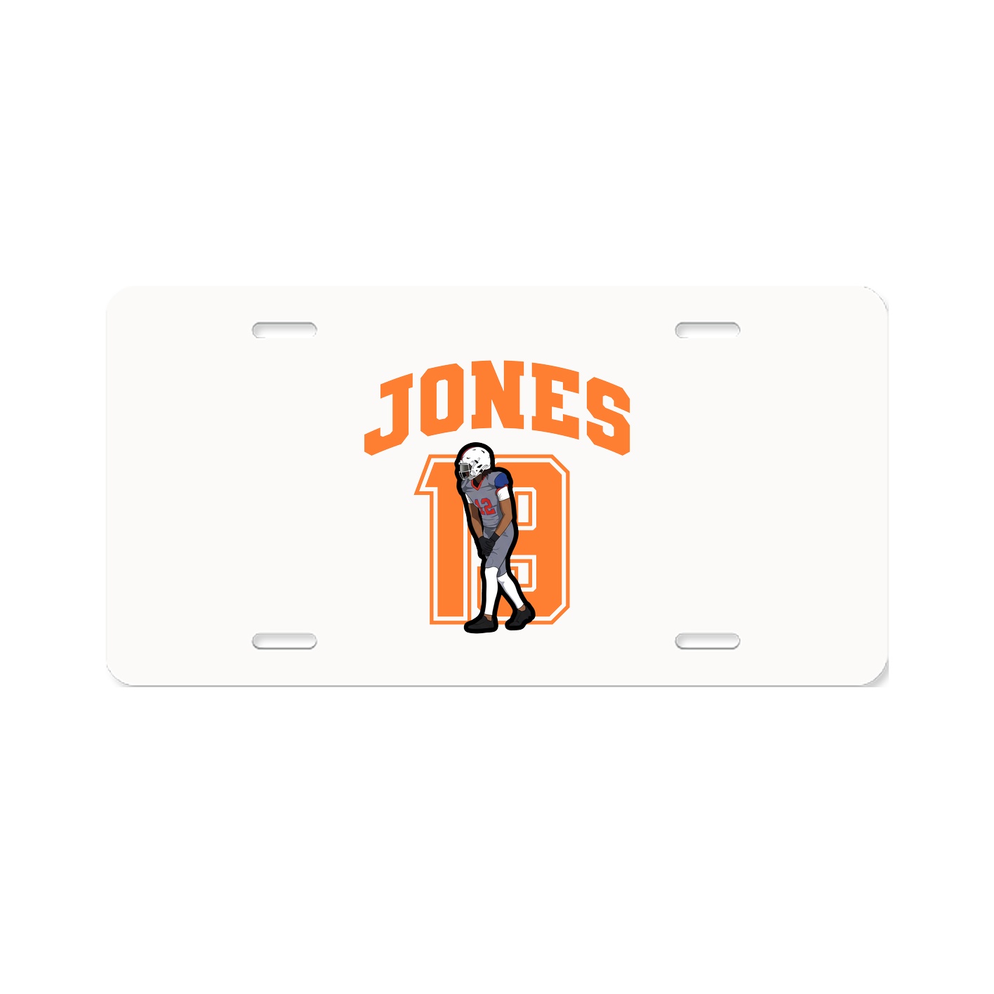 License Plate — Number in Classic