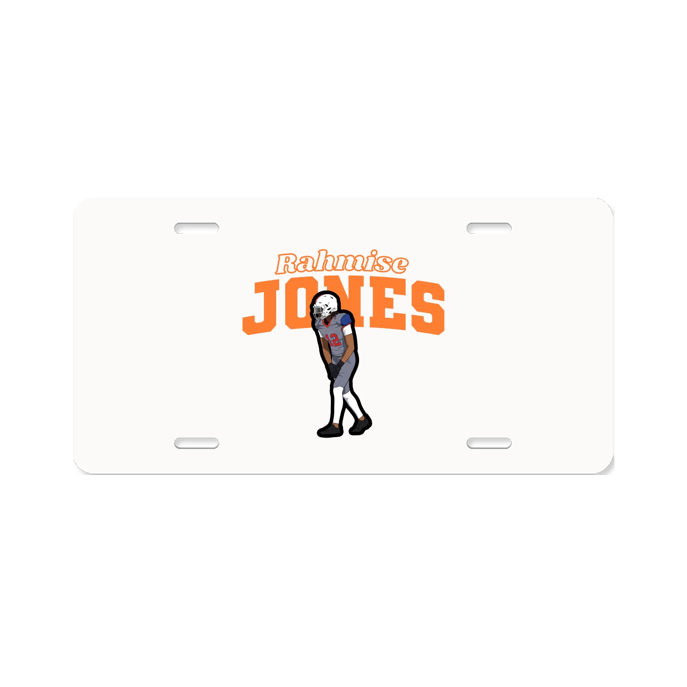 License Plate — Name Arch in Classic