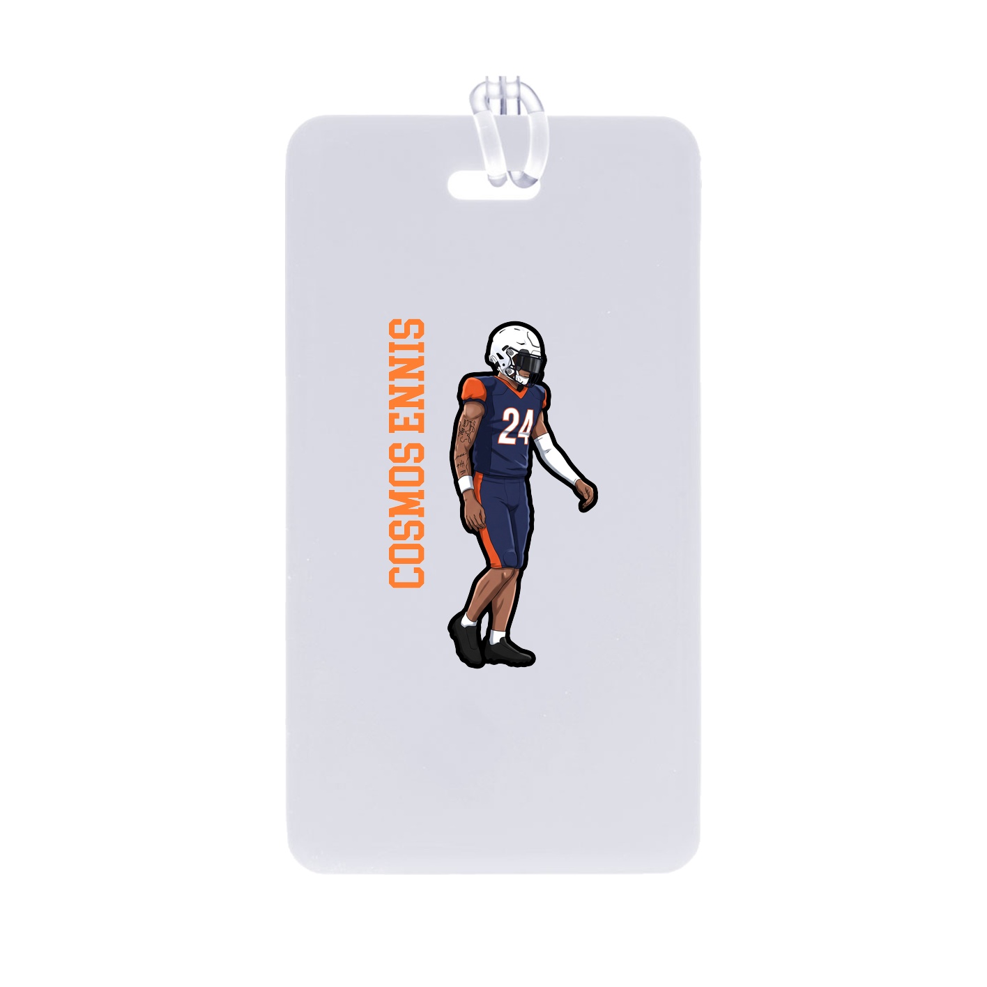 Bag Tag — Name Vertical in Classic