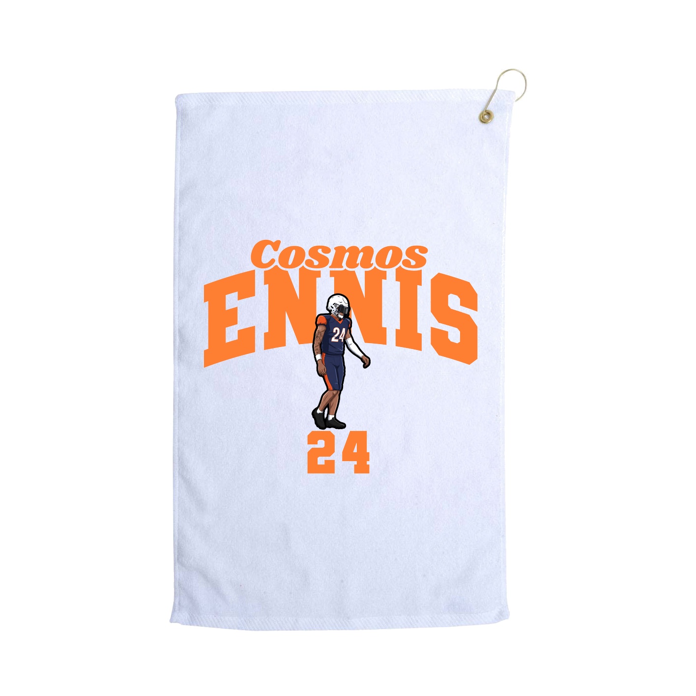 Golf Towel — Signature Arch in White