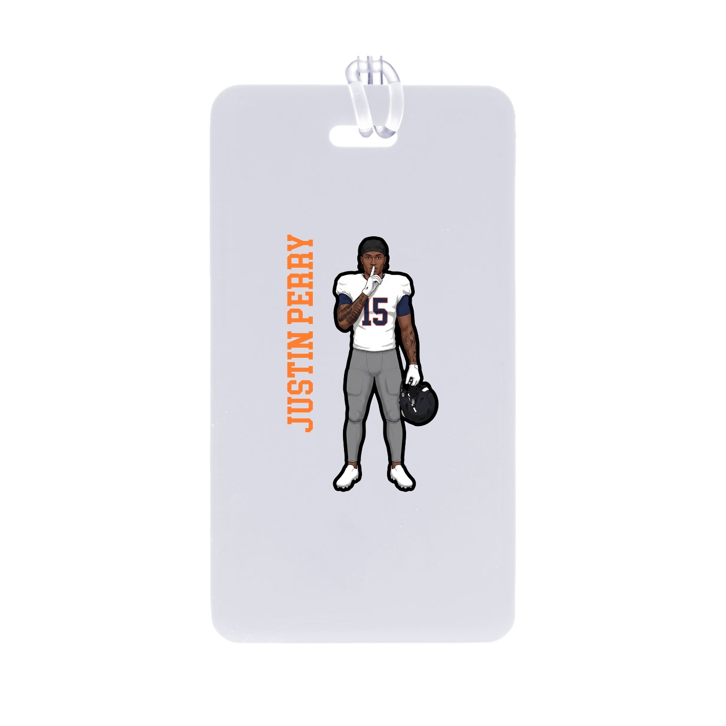 Bag Tag — Name Vertical in Classic