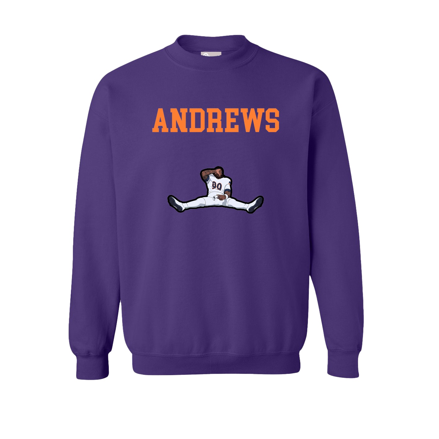 Fleece Crew — Shirsey in Purple