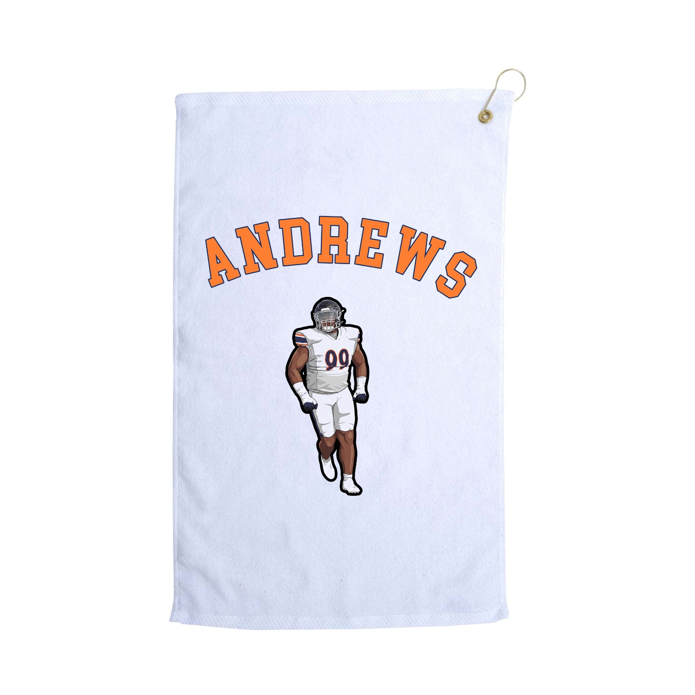 Golf Towel — Shirsey Arch in White