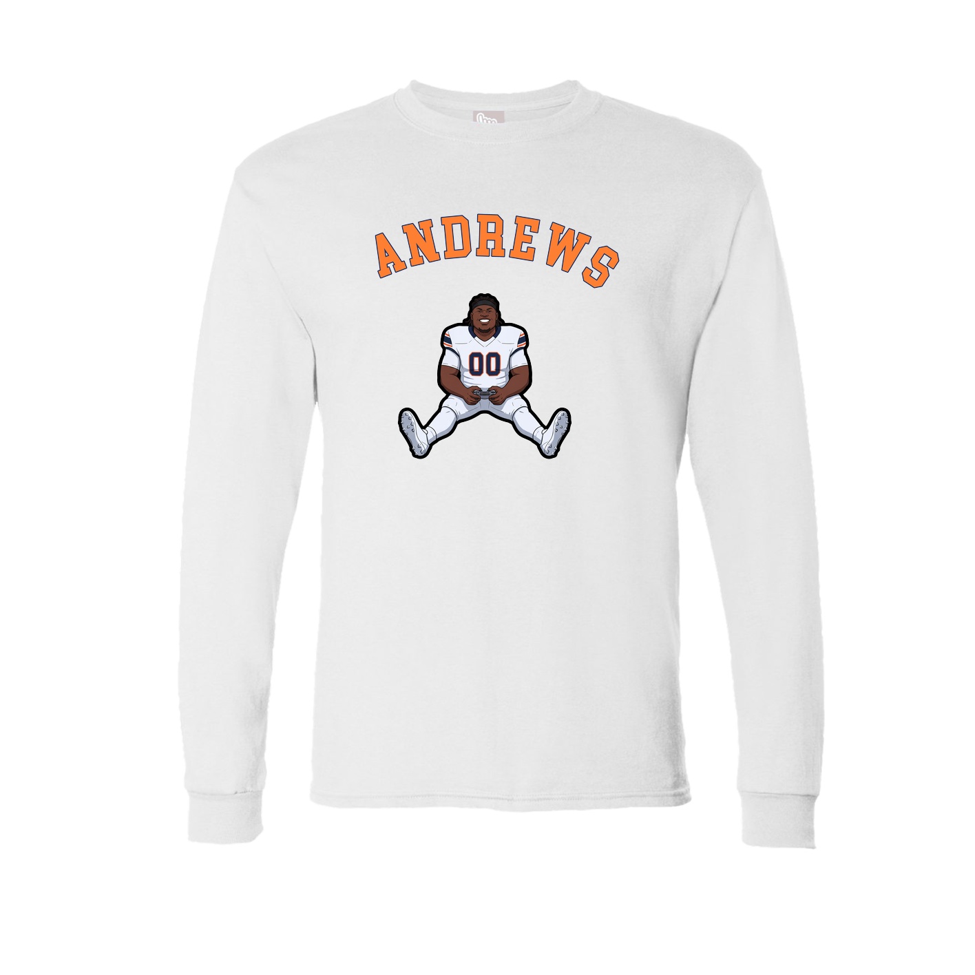 Long Sleeve Tee — Shirsey Arch in White