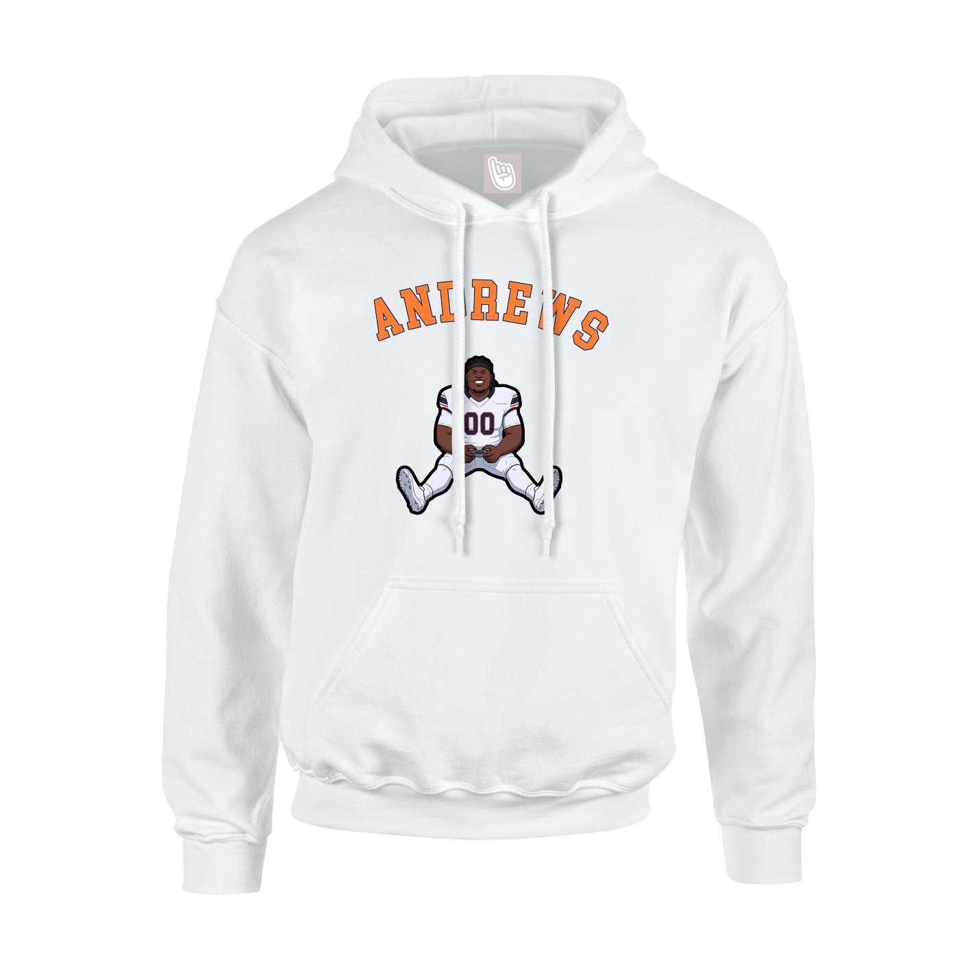 Youth Hoodie — Shirsey Arch in White