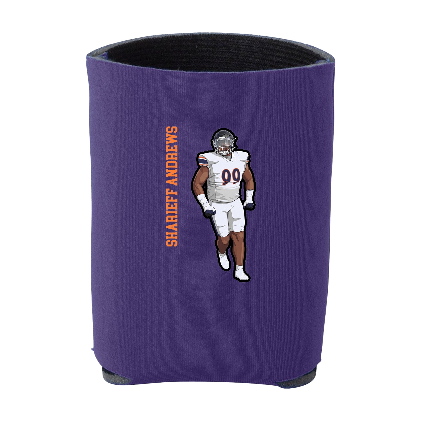 Can Holder — Name Vertical in Purple