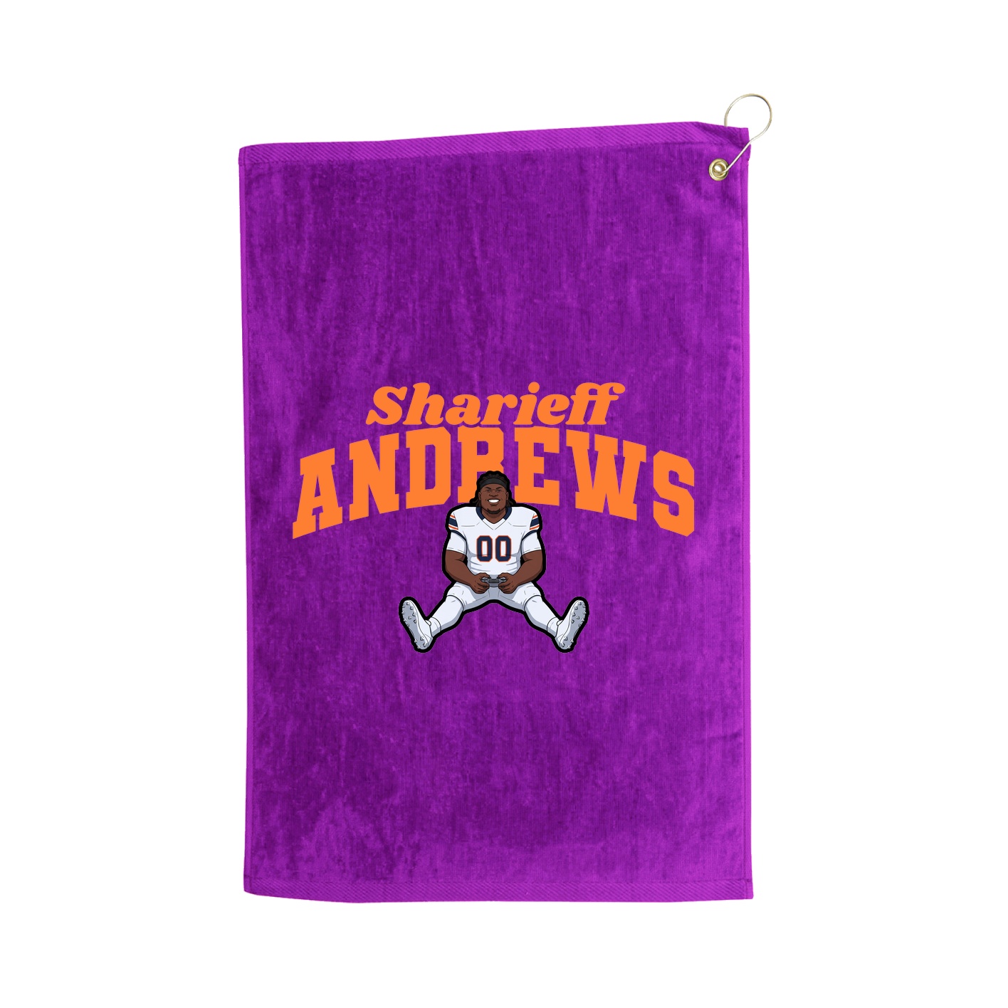 Golf Towel — Signature Arch in Purple