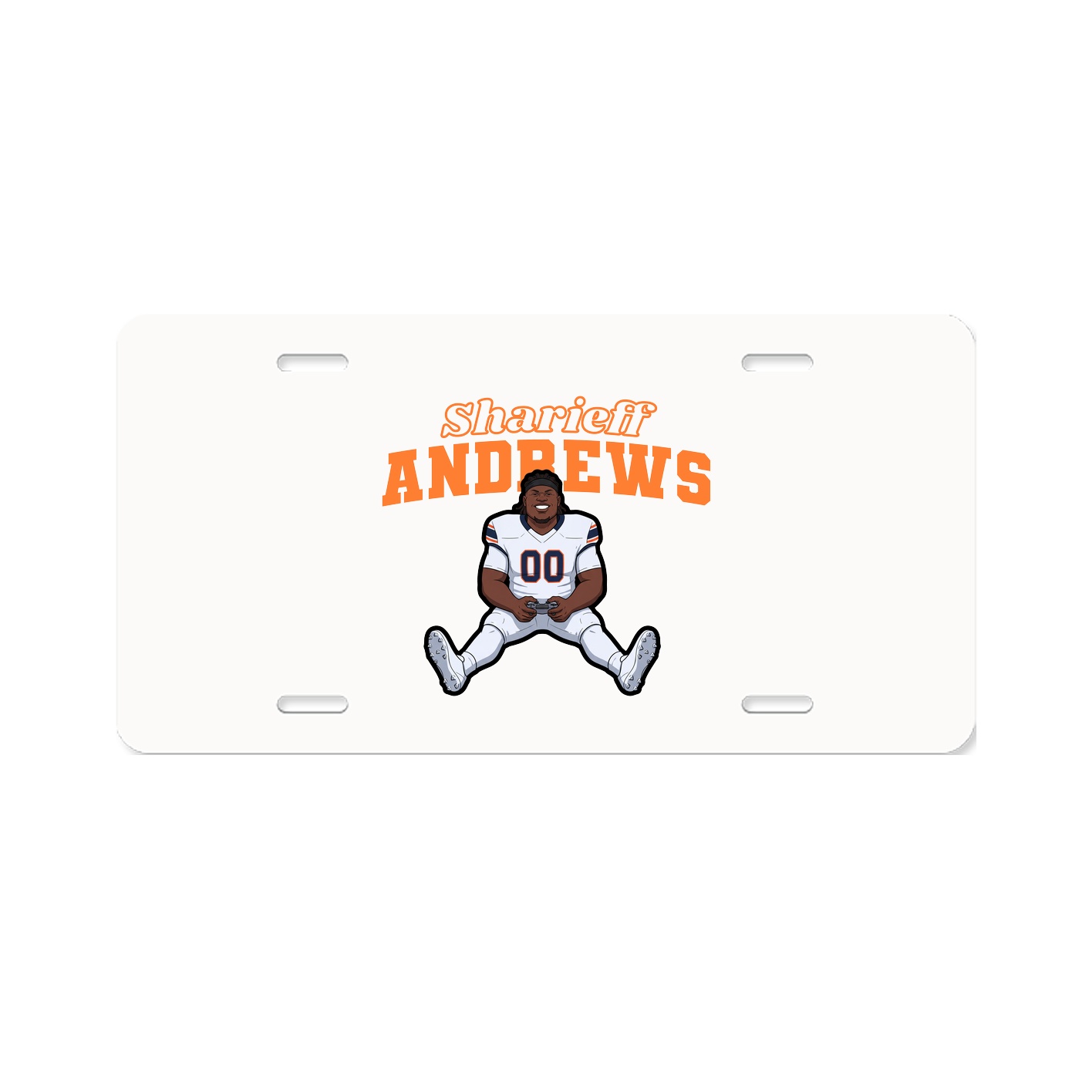 License Plate — Name Arch in Classic