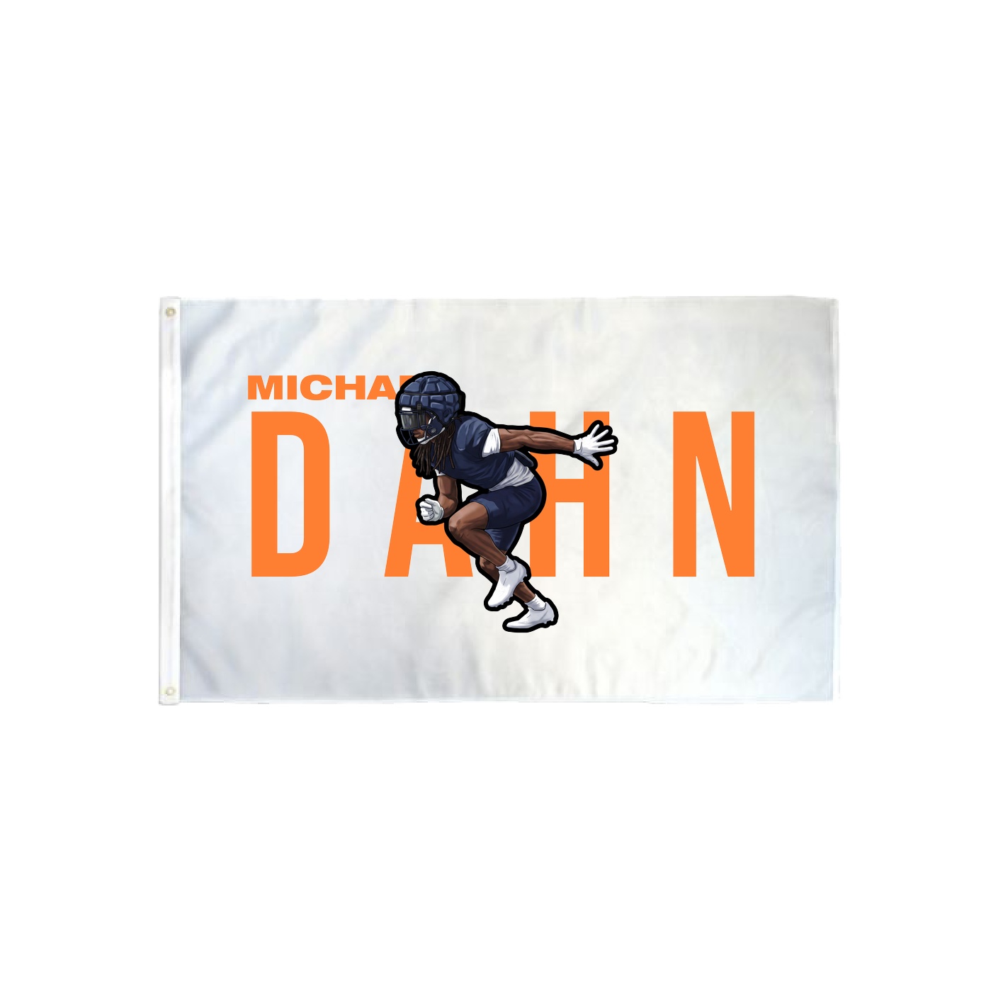 3x5 Flag — Player Name in Classic