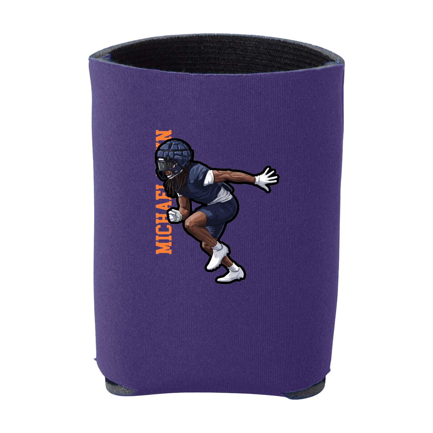 Can Holder — Name Vertical in Purple