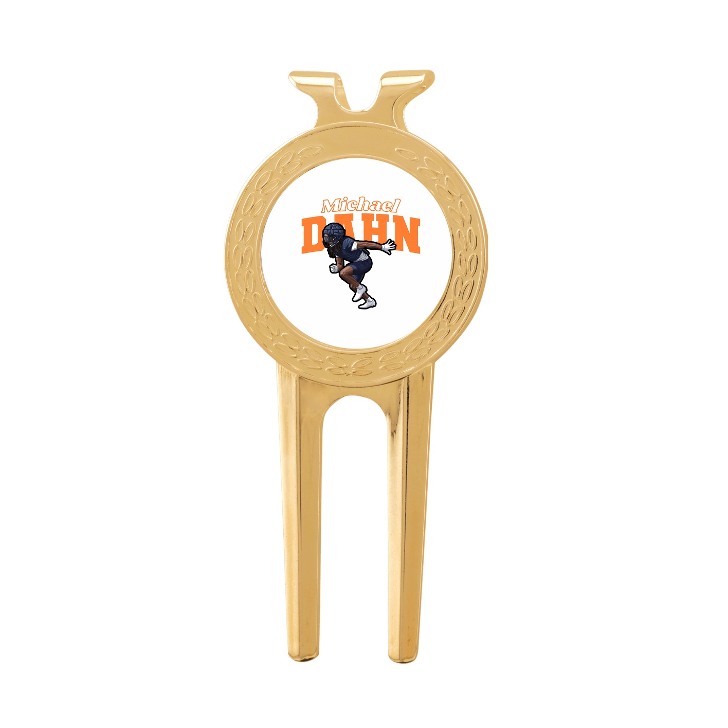 Divot Tool with Ball Marker — Name Arch in Classic
