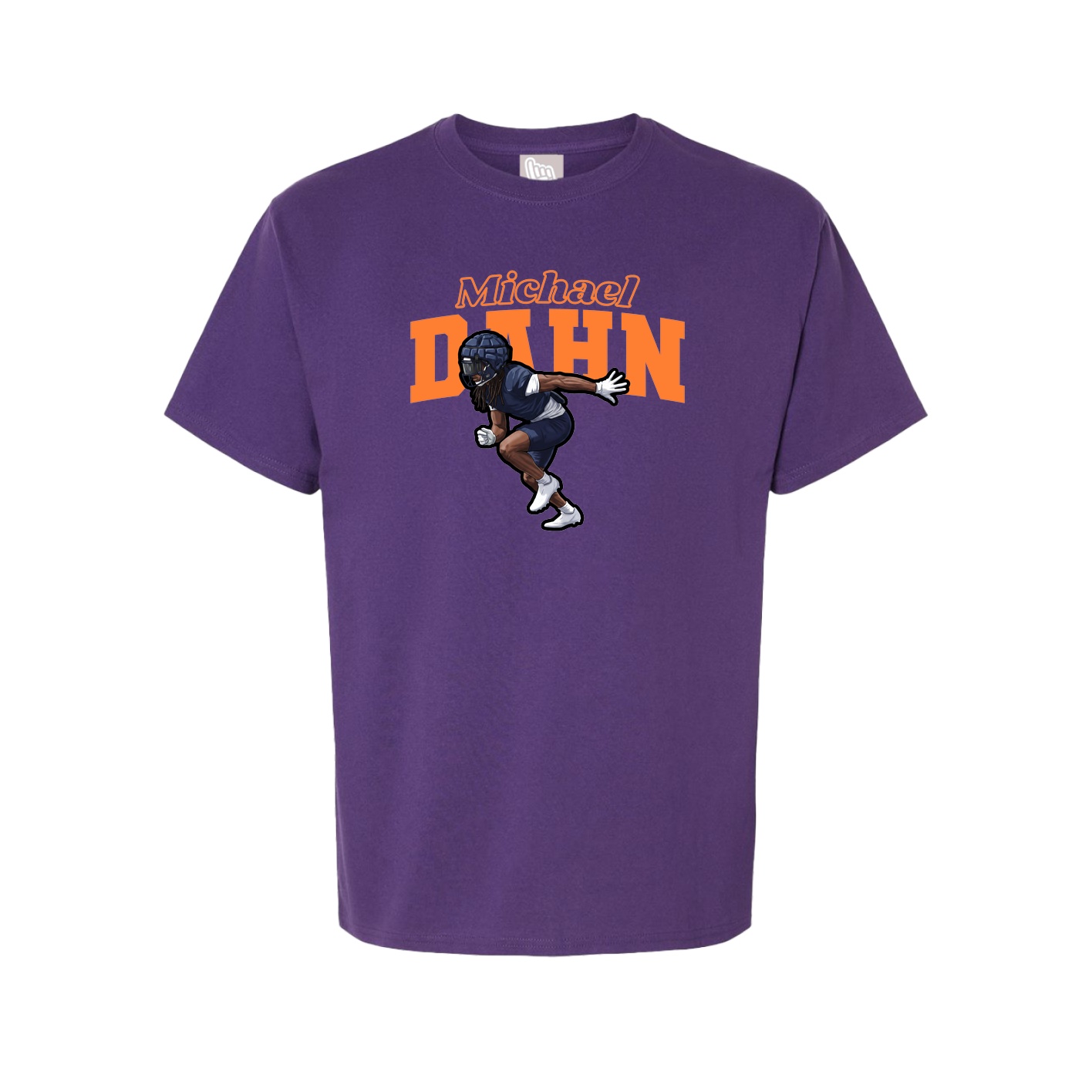 Tee — Name Arch in Purple