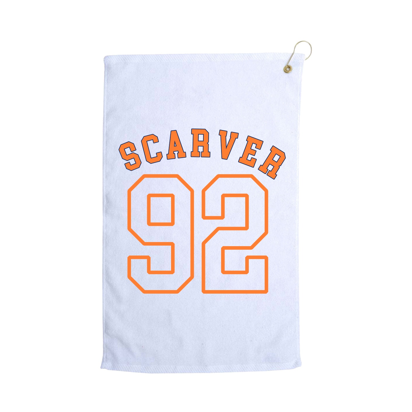 Golf Towel — Shirsey Arch in White