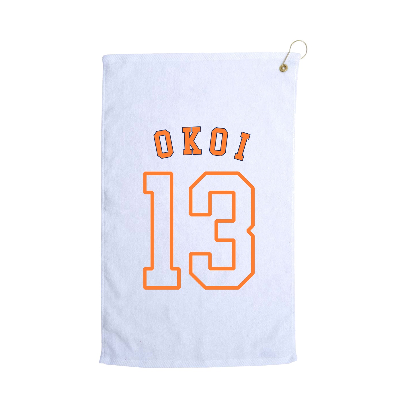 Golf Towel — Shirsey Arch in White
