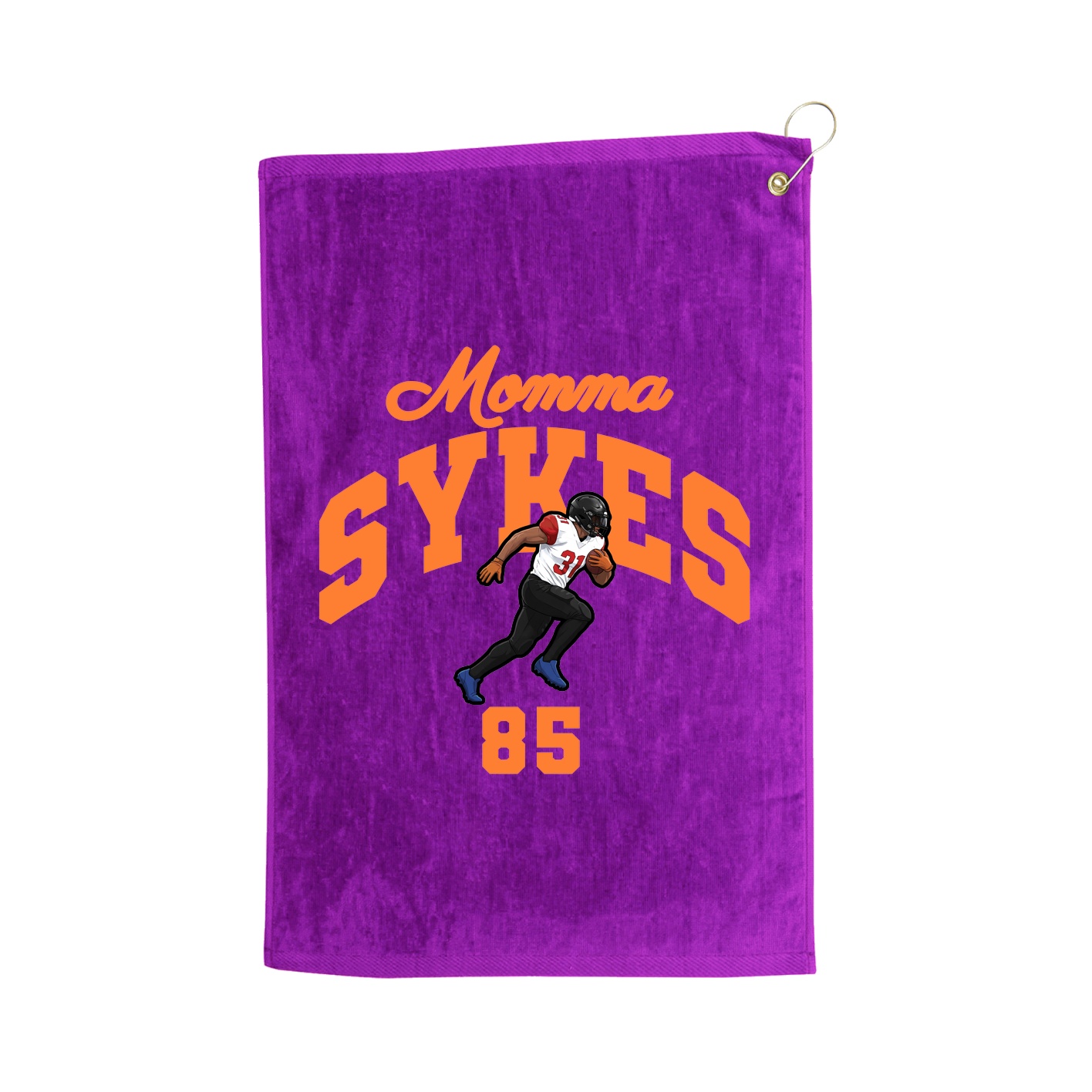 Golf Towel — Mothers Day Arch in Purple