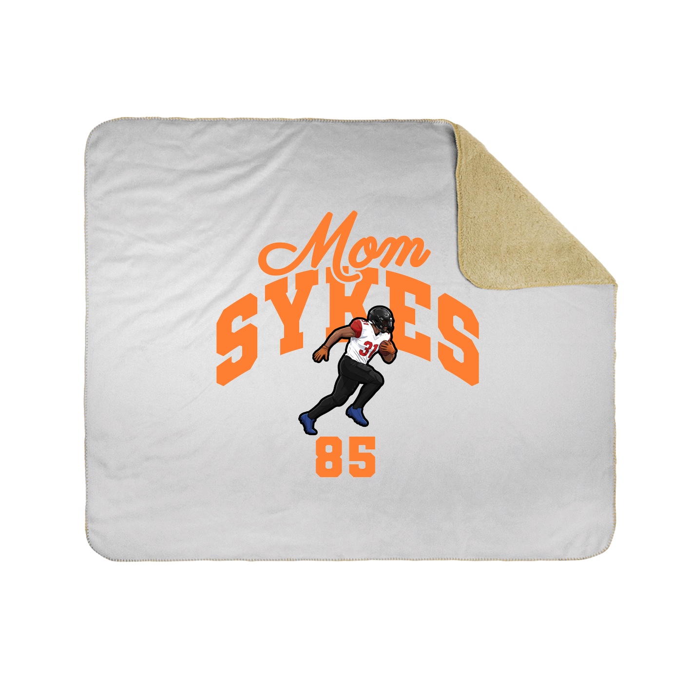 Throw Blanket — Mothers Day Arch in White