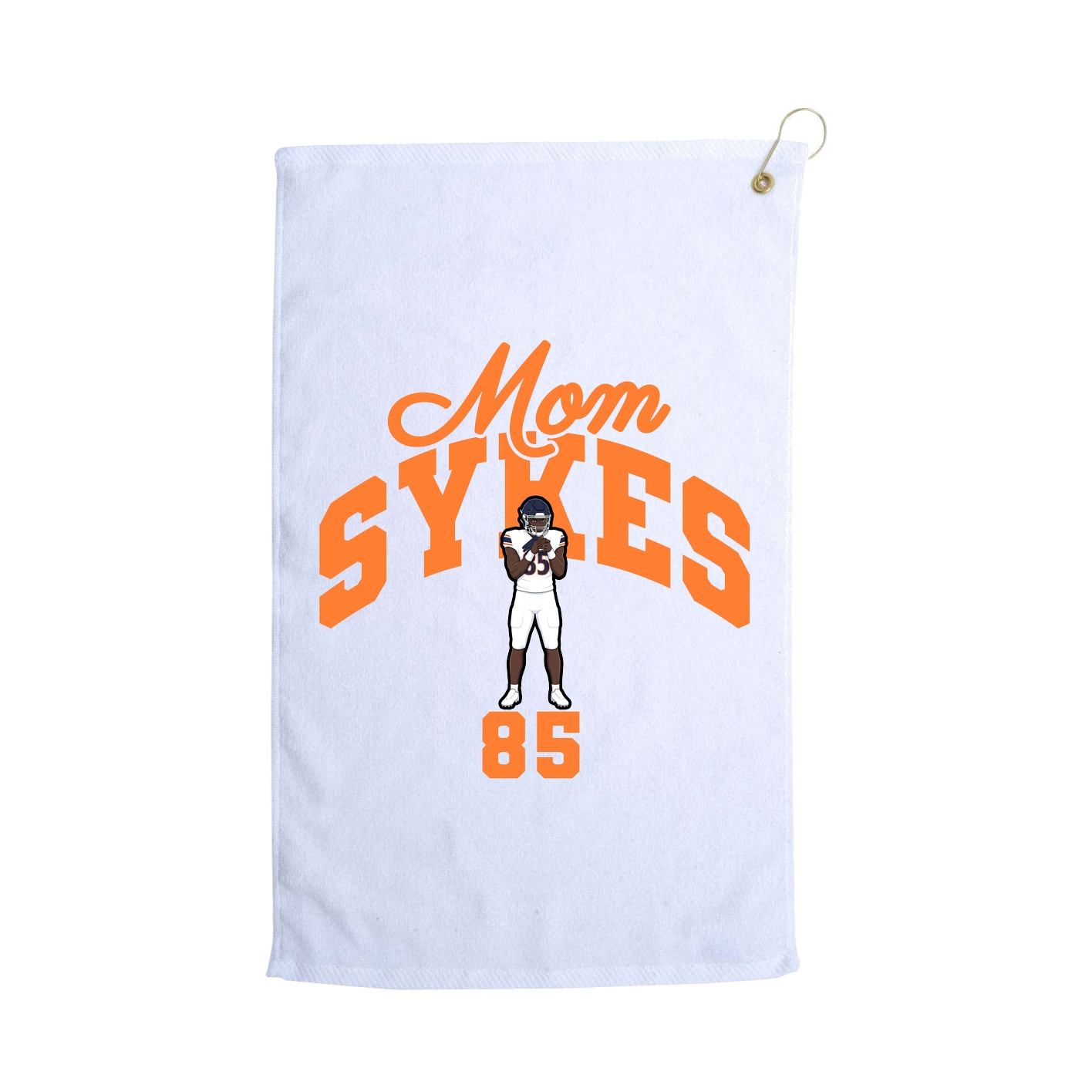 Golf Towel — Mothers Day Arch in White