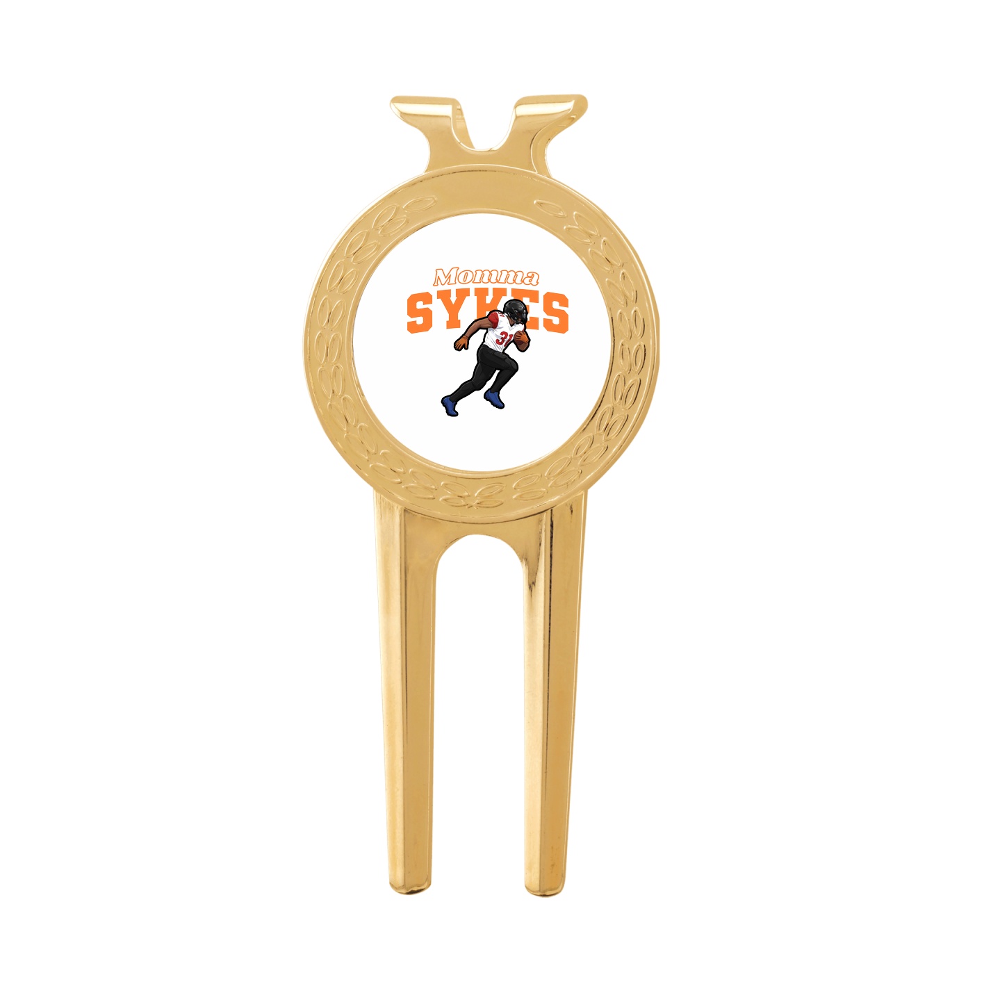 Divot Tool with Ball Marker — Mothers Day Block in Classic