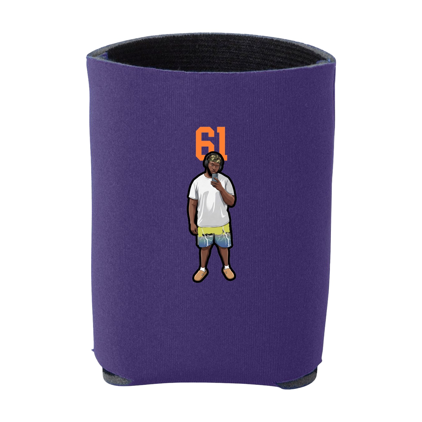 Can Holder — Number Top in Purple