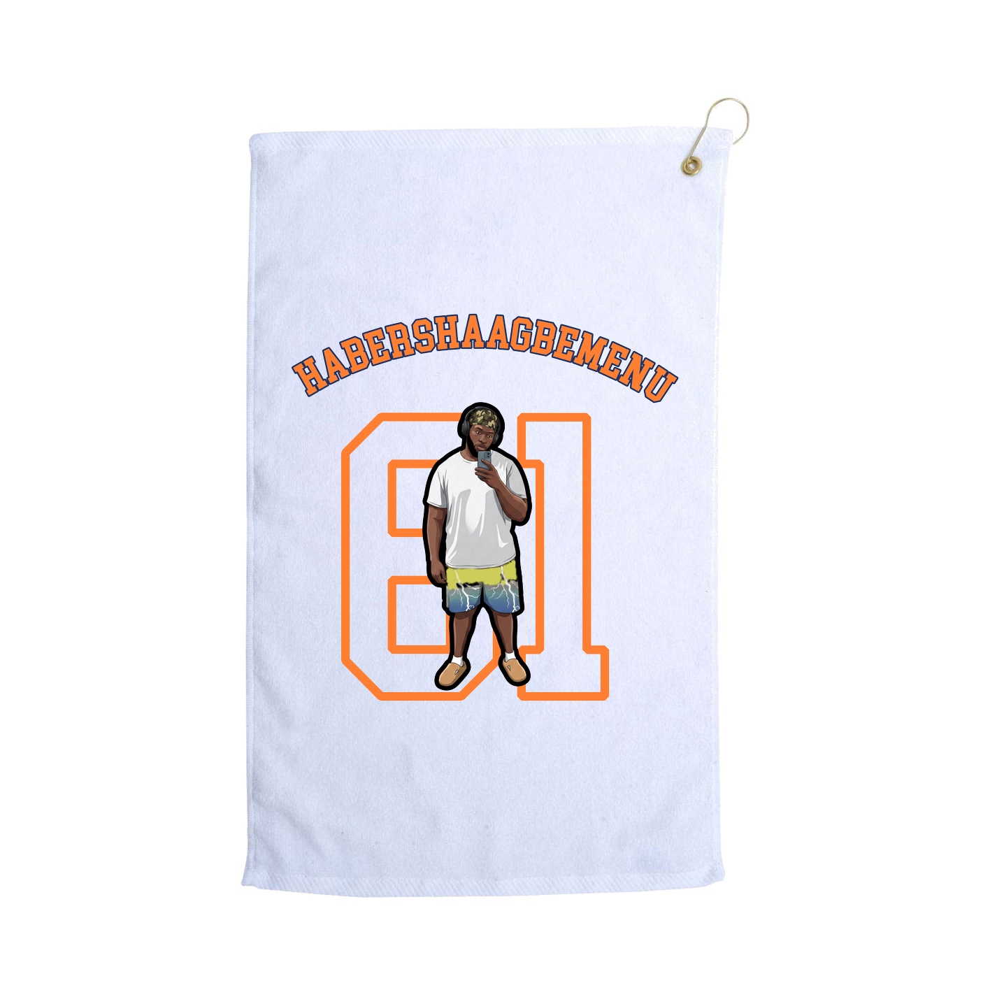 Golf Towel — Shirsey Arch in White