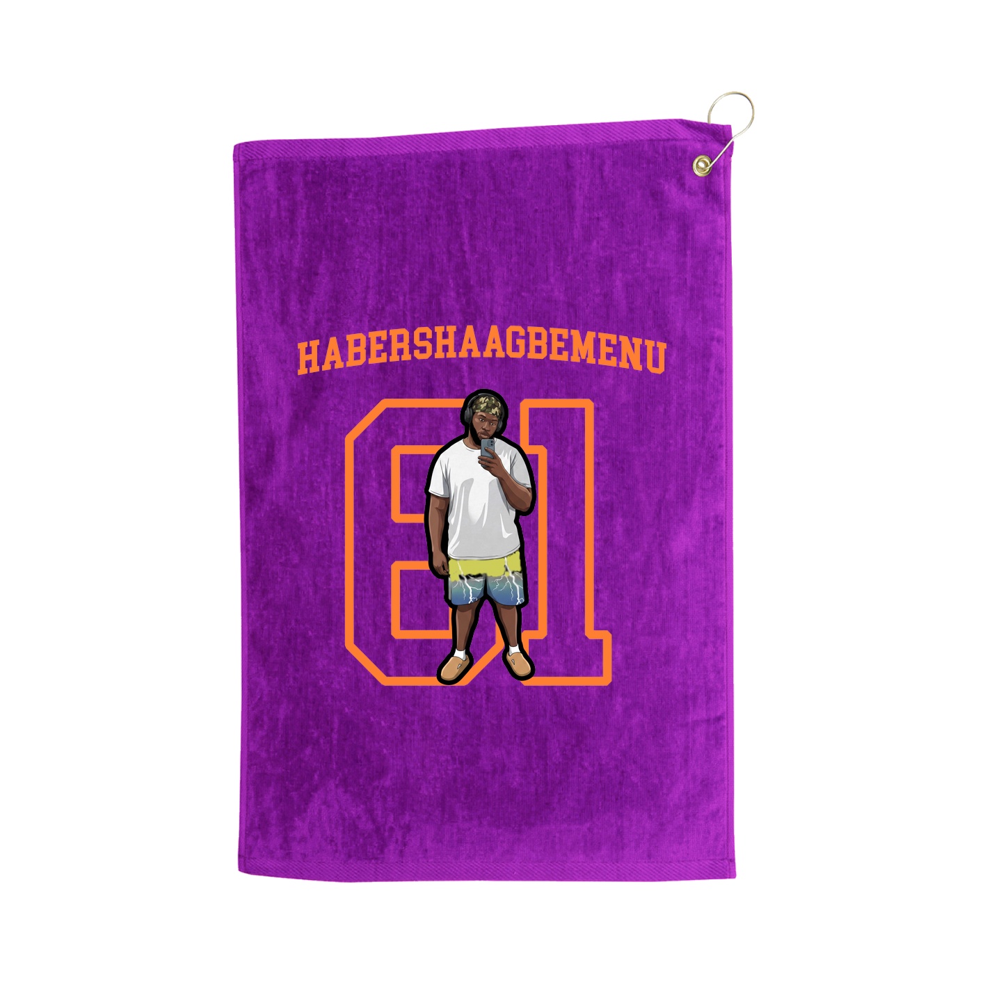 Golf Towel — Shirsey in Purple