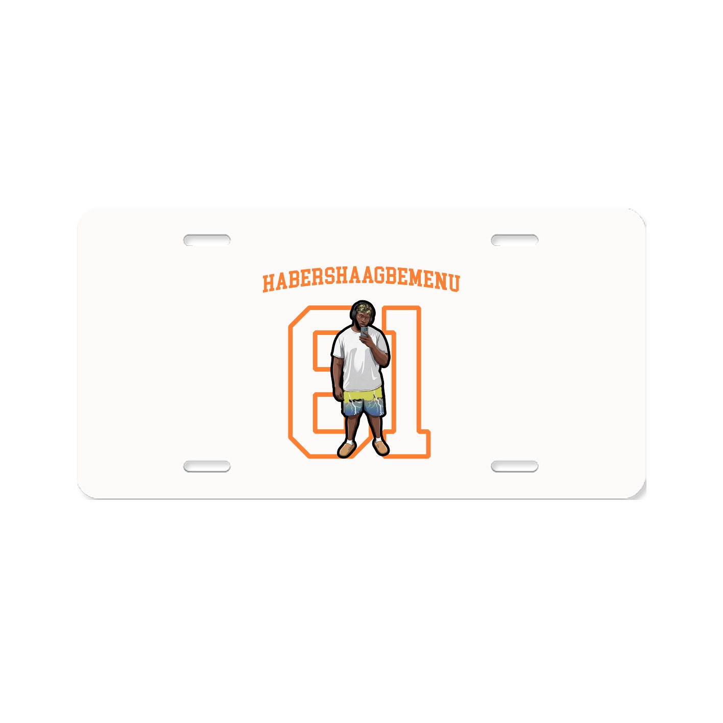License Plate — Shirsey in Classic