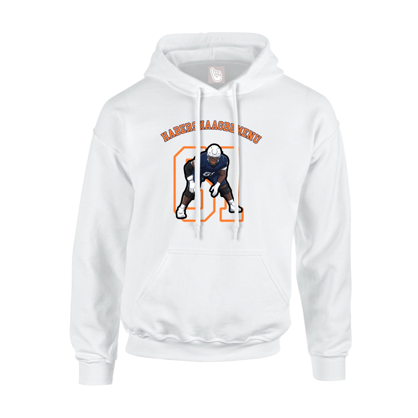 Youth Hoodie — Shirsey Arch in White