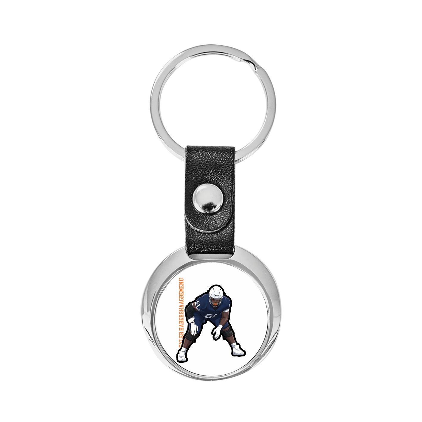 Key Chain — Name Vertical in Classic