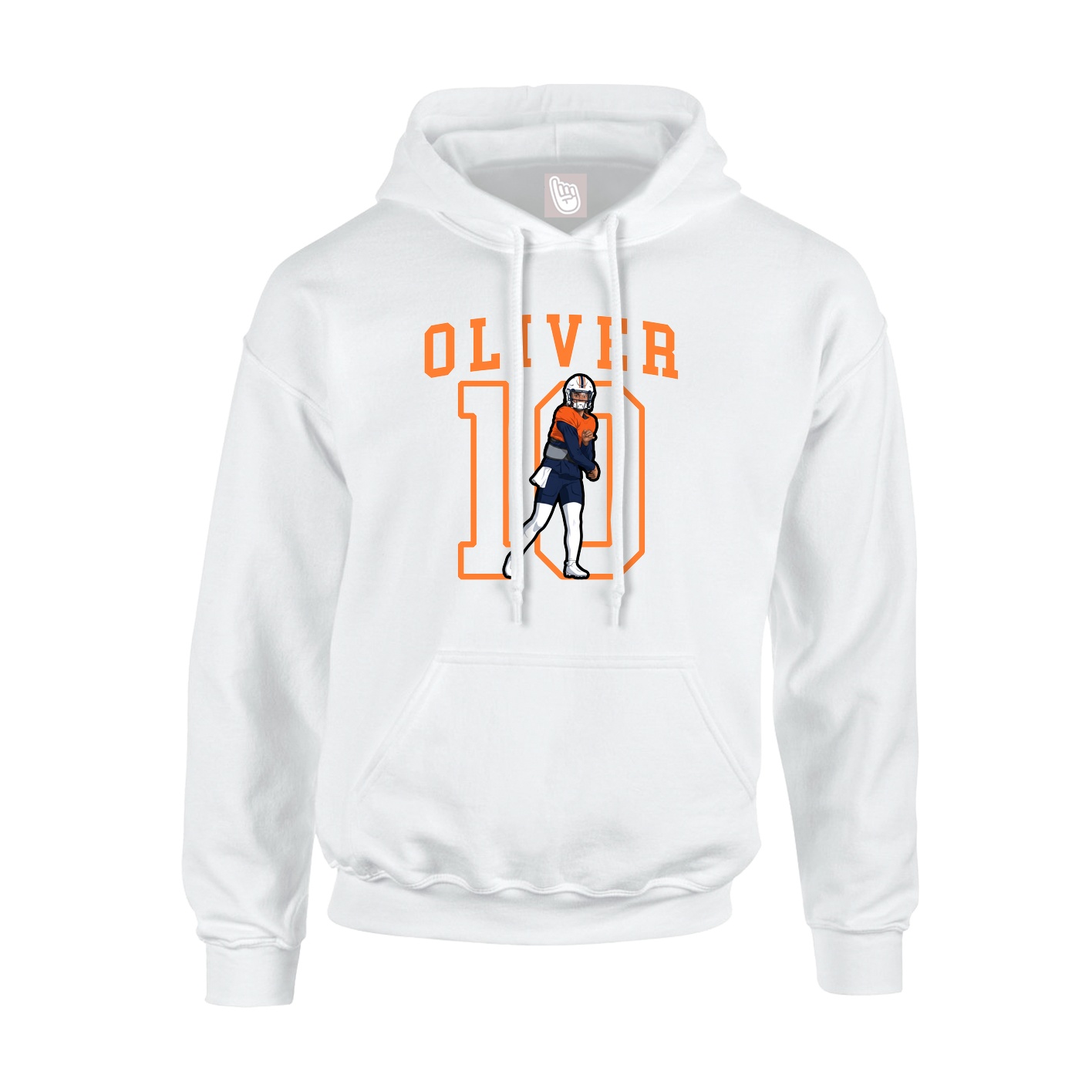 Hoodie — Shirsey in White