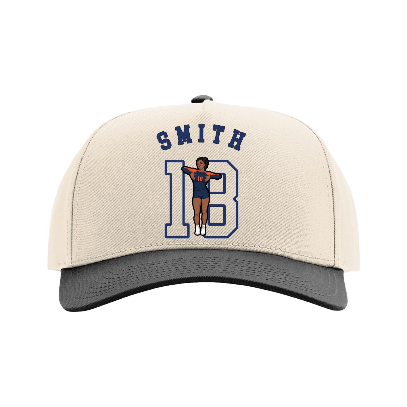 Full Fabric Five-Panel Champ Cap
