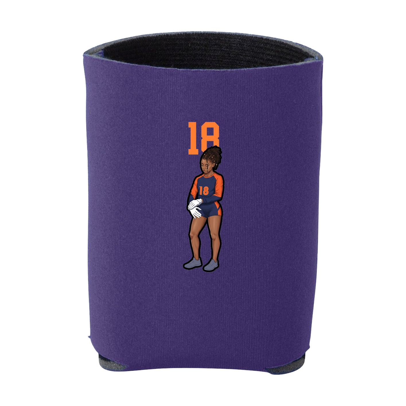 Can Holder — Number Top in Purple