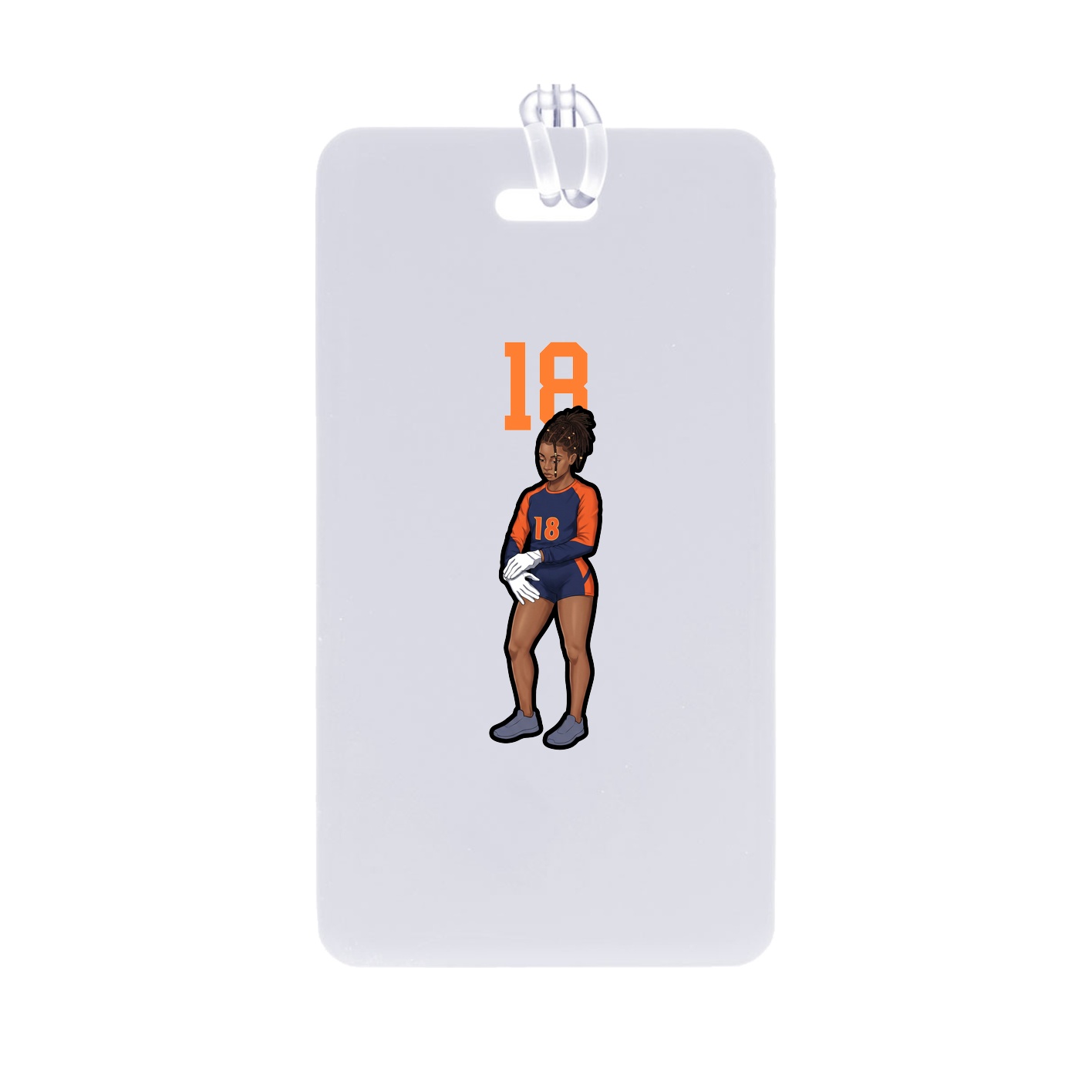 Bag Tag — Number Top in Classic