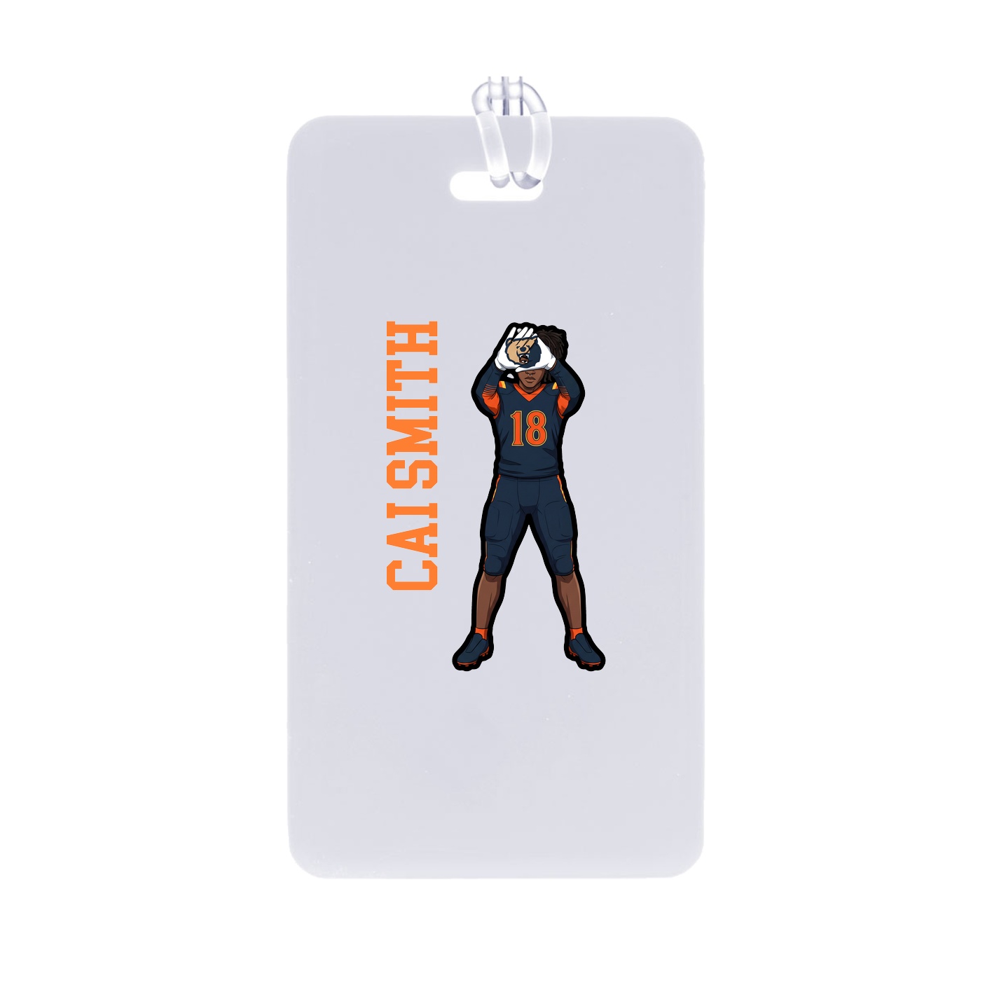 Bag Tag — Name Vertical in Classic