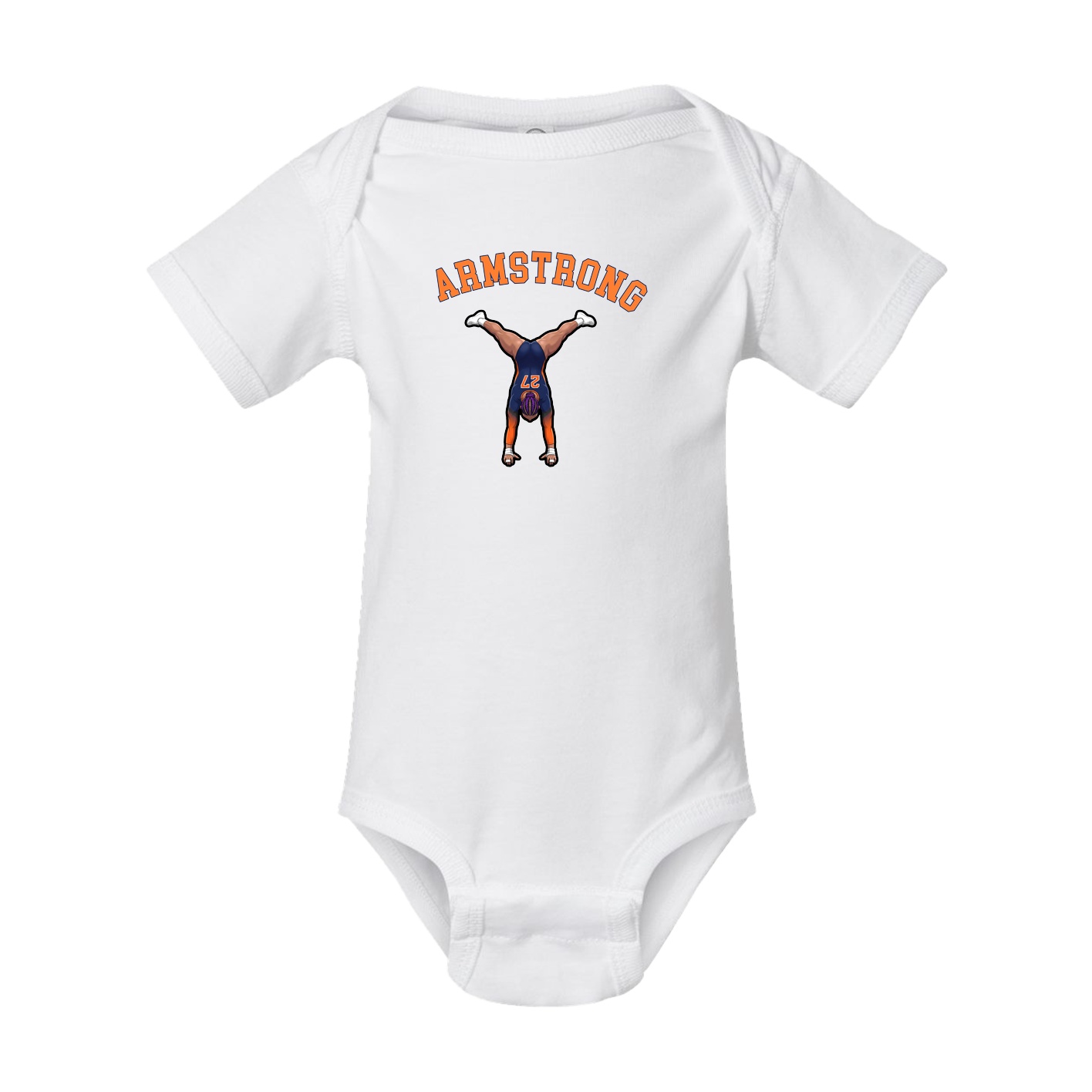 Baby Onesie — Shirsey Arch in White