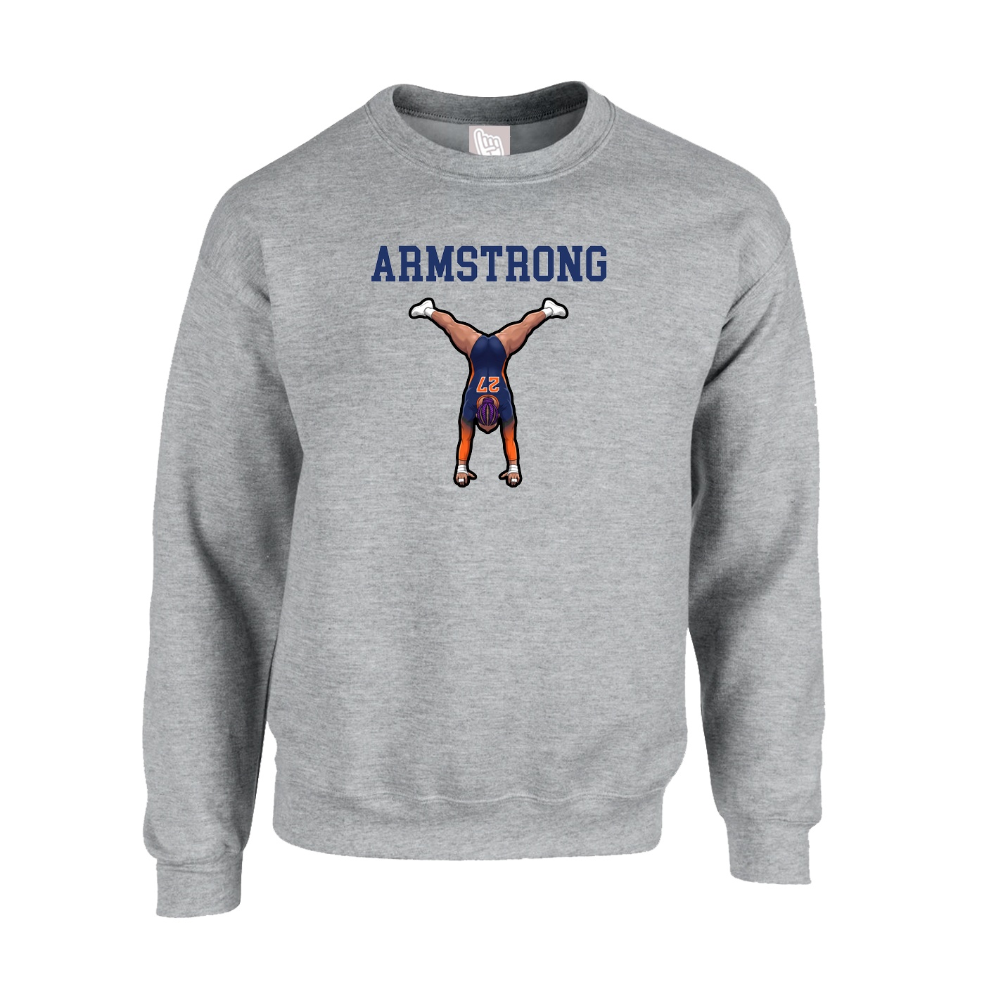 Fleece Crew — Shirsey in Grey