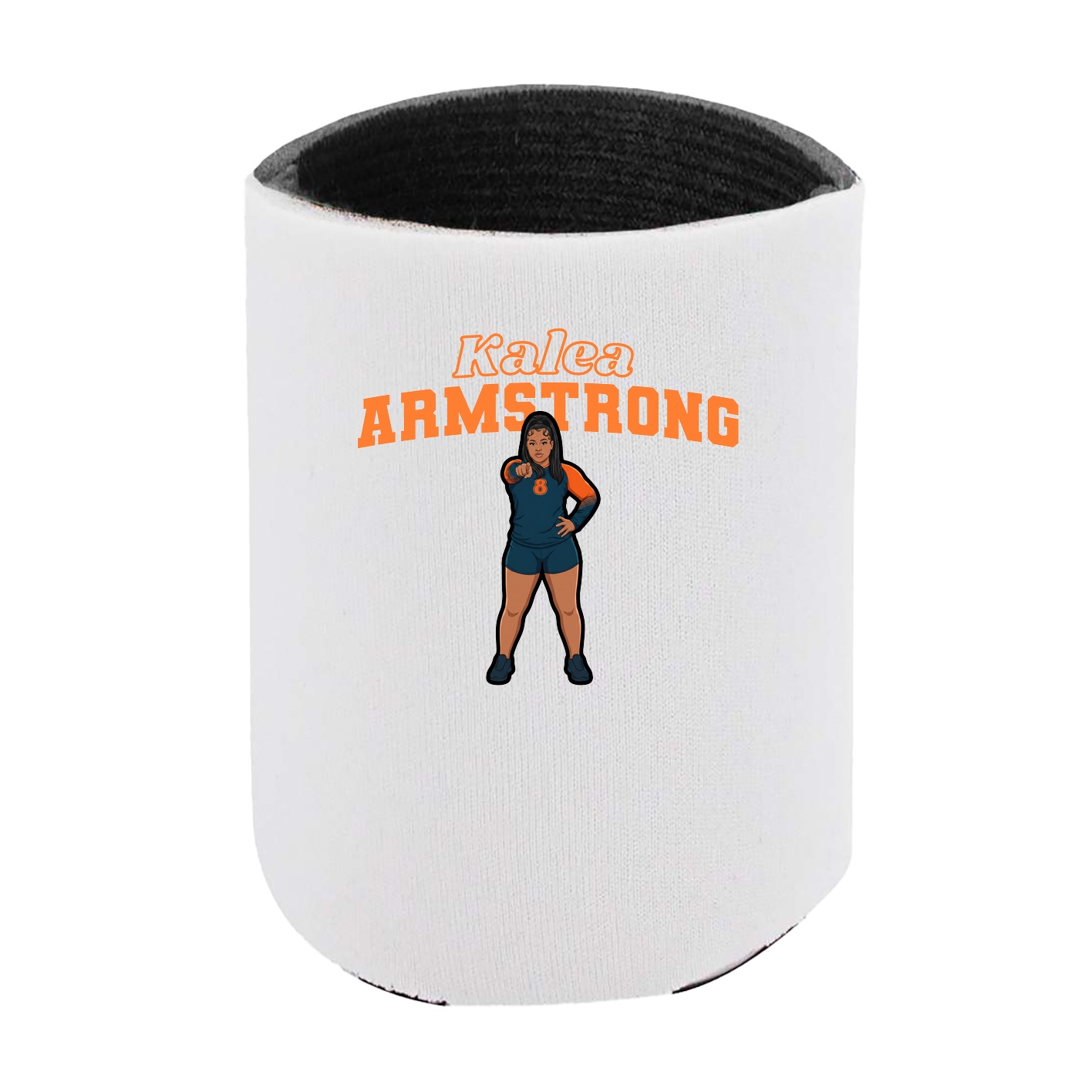 Can Holder — Name Arch in White