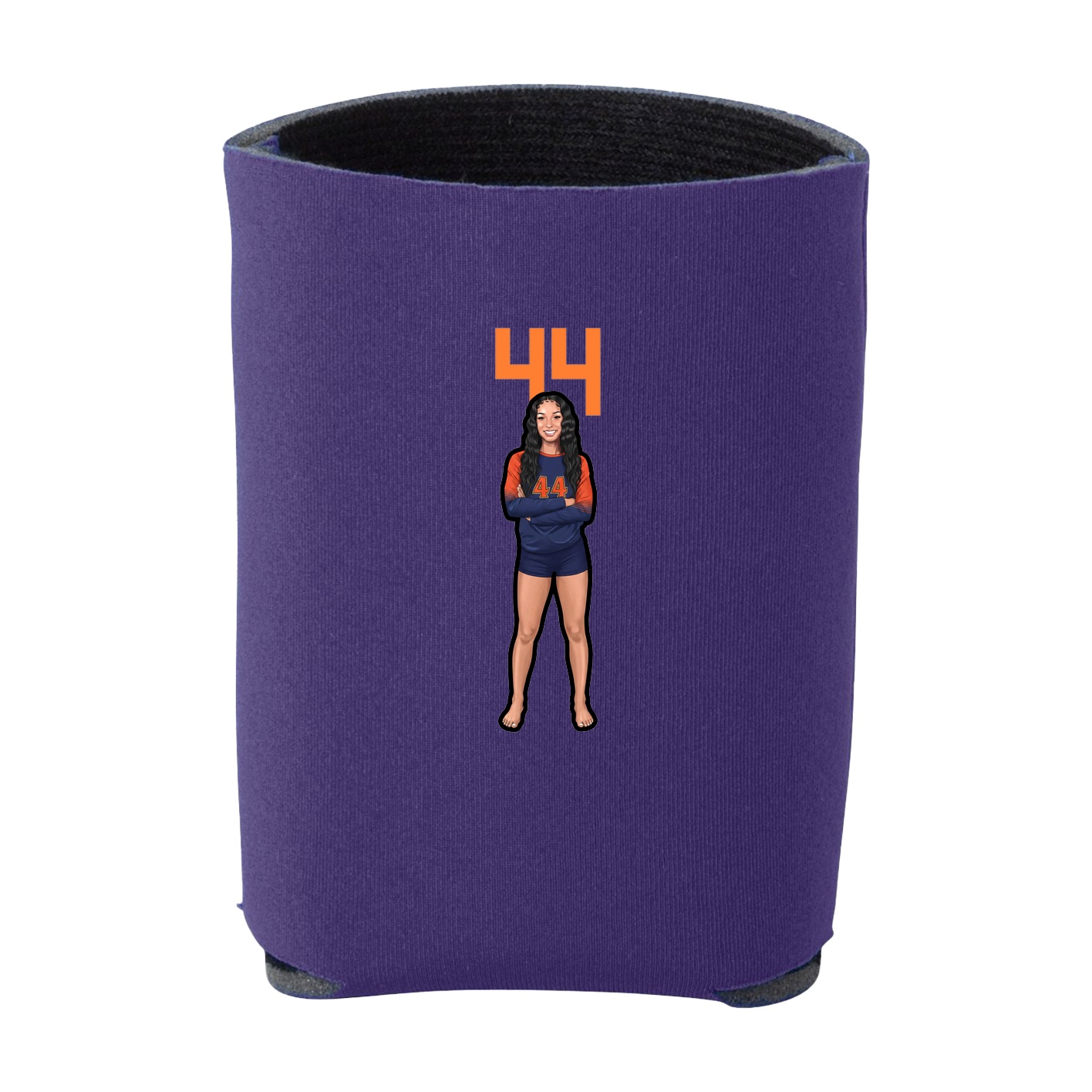 Can Holder — Number Top in Purple