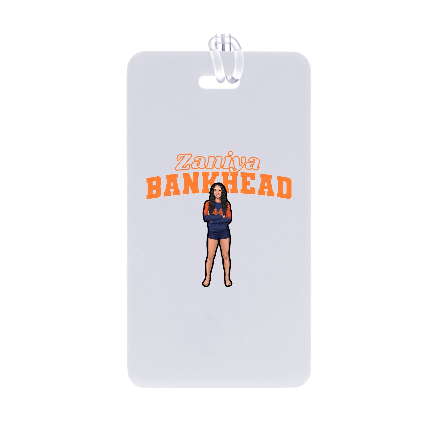 Bag Tag — Name Arch in Classic