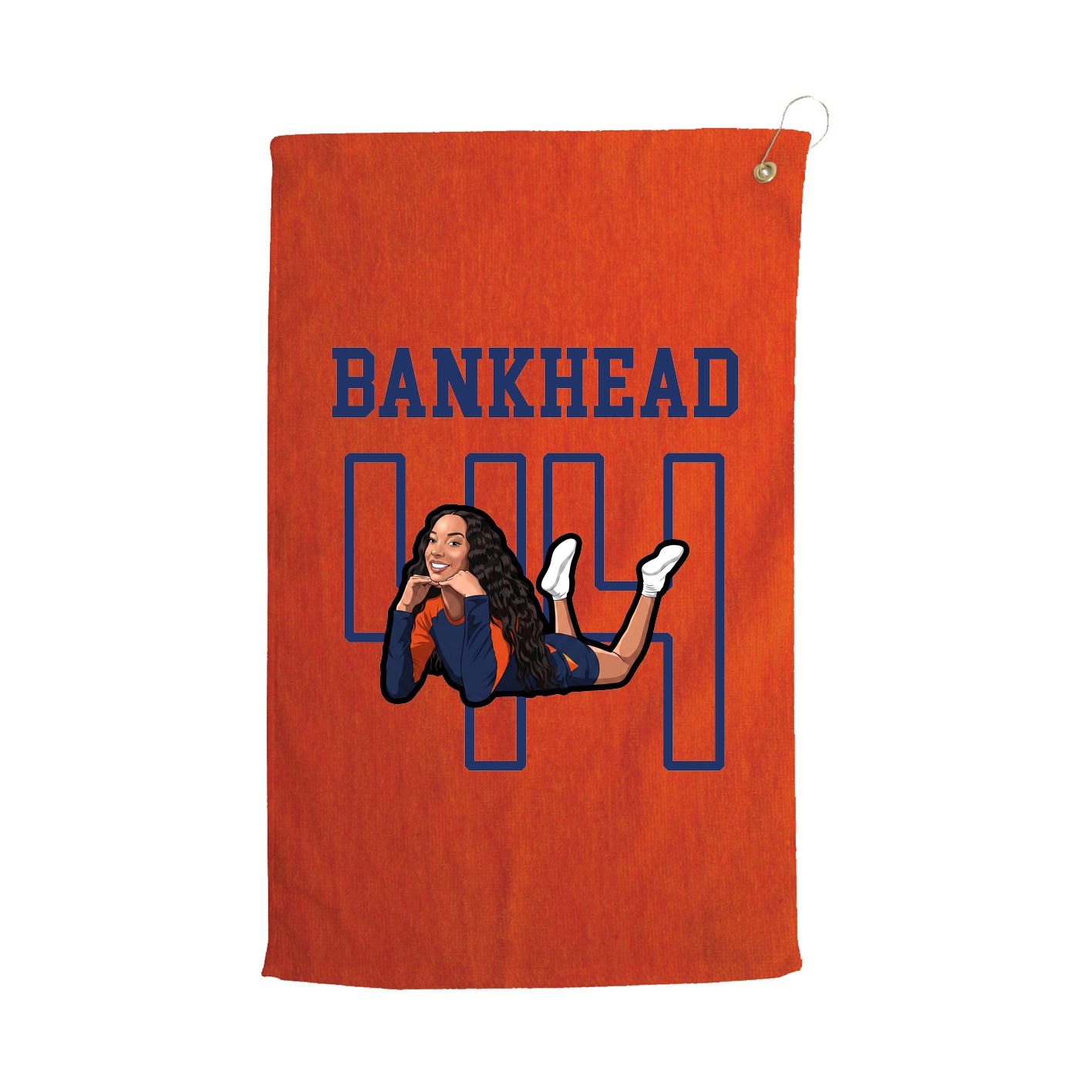 Golf Towel — Shirsey in Orange