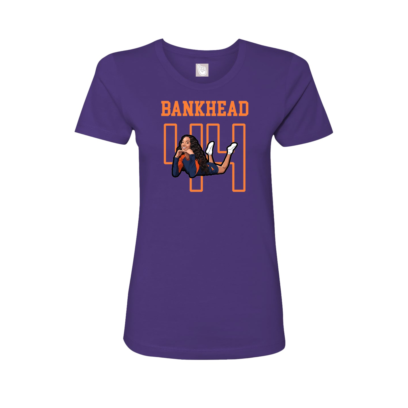 Fitted Women's Tee — Shirsey in Purple