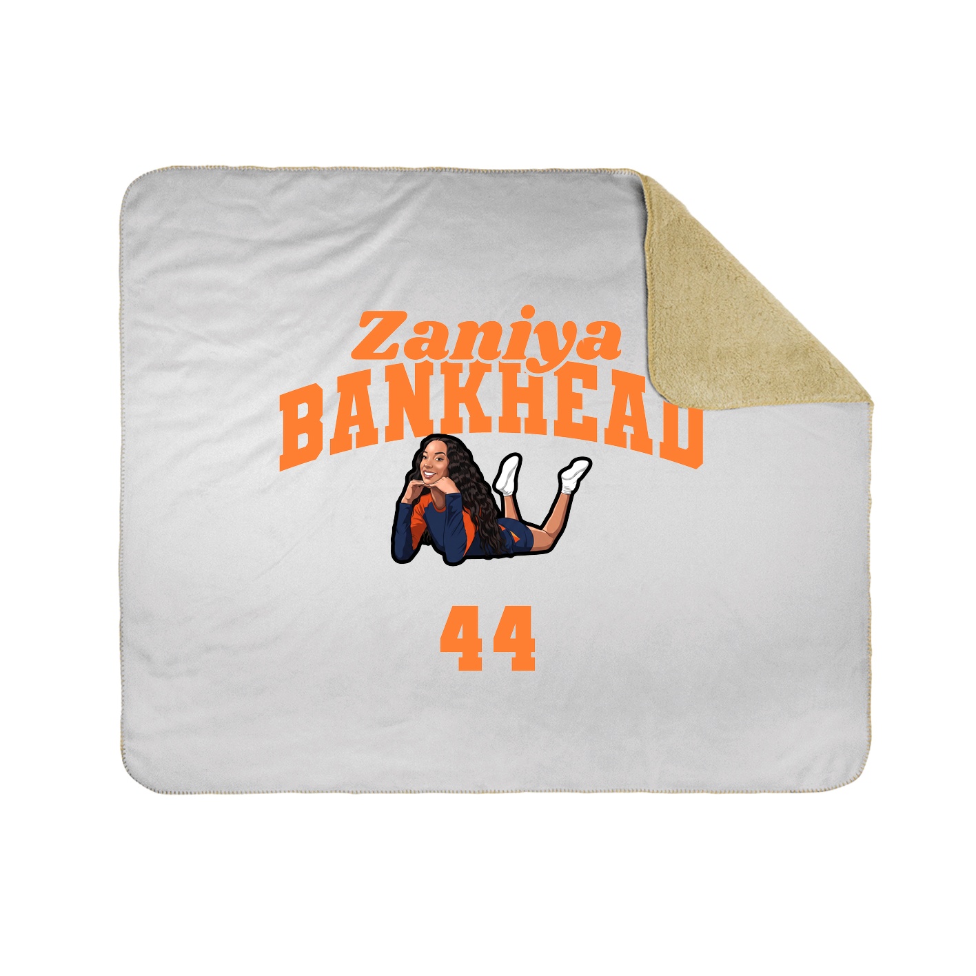 Throw Blanket — Signature Arch in White