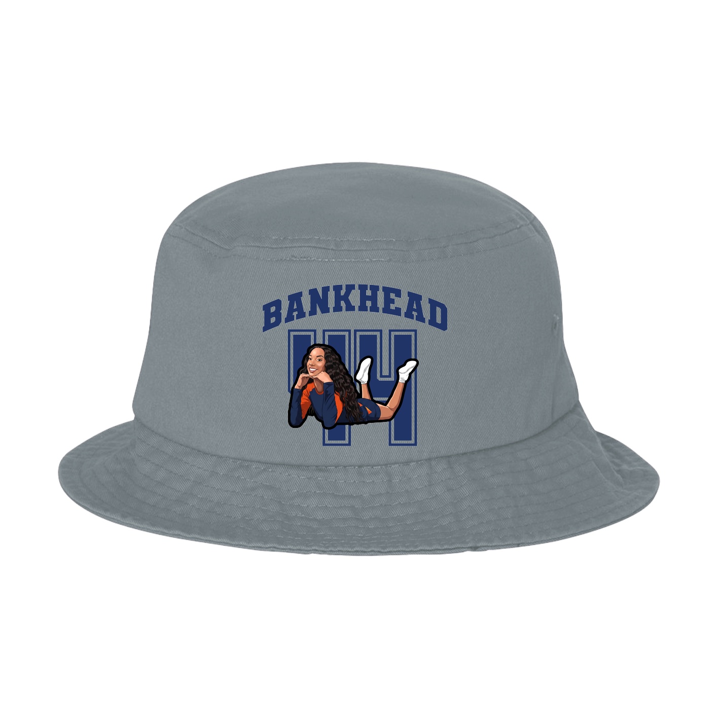 Bucket Cap — Number in Grey