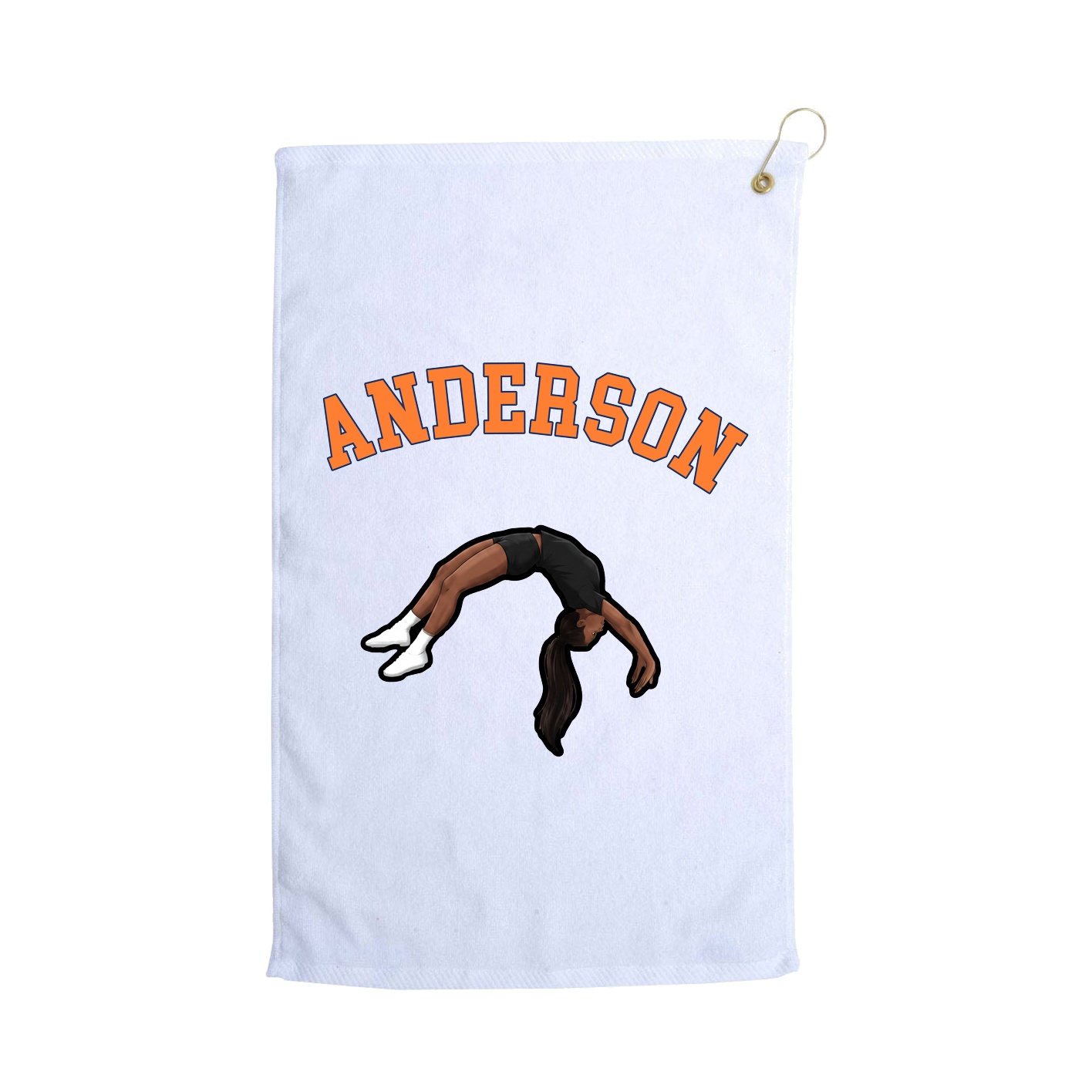 Golf Towel — Shirsey Arch in White