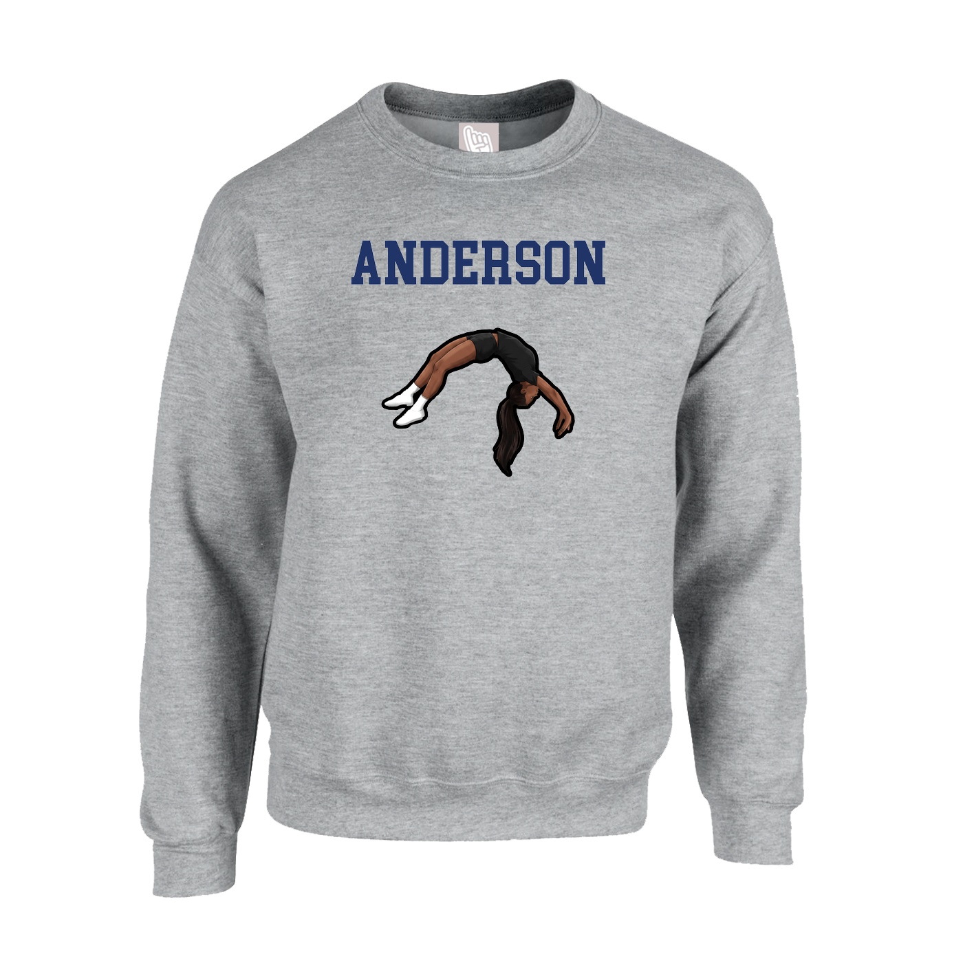 Fleece Crew — Shirsey in Grey